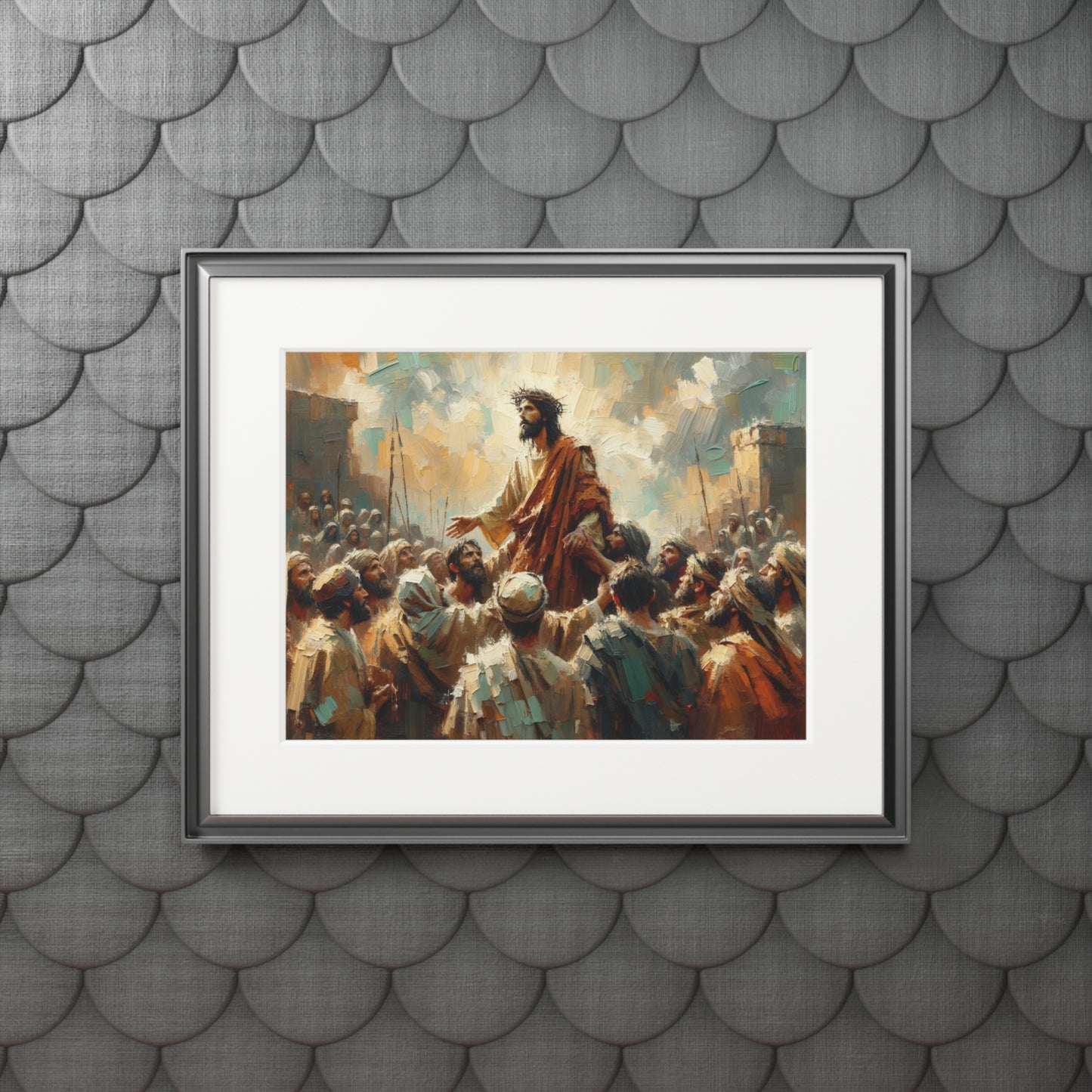 “Lift My Eyes to the Mountains” – Christian Inspired Artwork | Psalm 121:1-2 Inspired Print