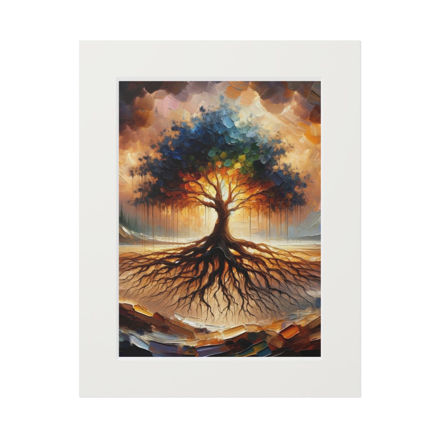 “Faith Unseen” – Biblical Art Print | Inspired by Hebrews 11:1