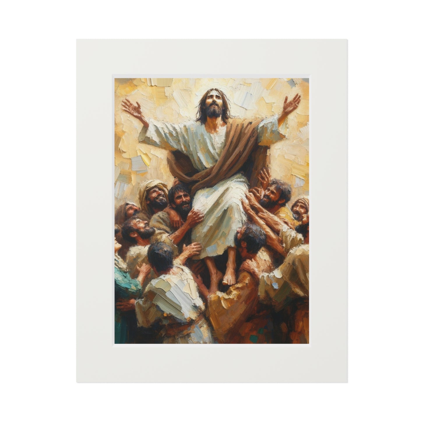 “The Savior’s Mission” – Biblical Art Print | Inspired by John 3:17
