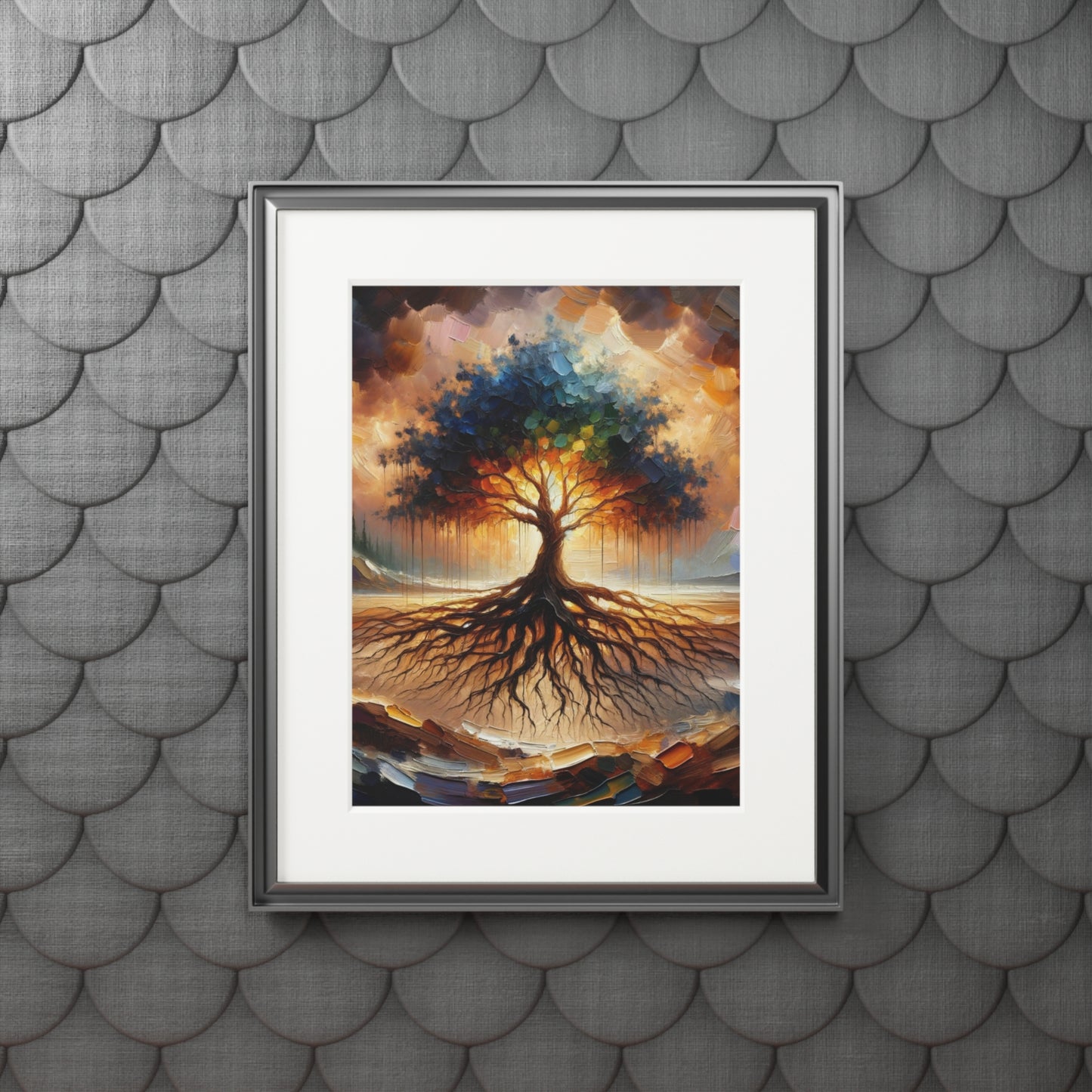 “Faith Unseen” – Biblical Art Print | Inspired by Hebrews 11:1