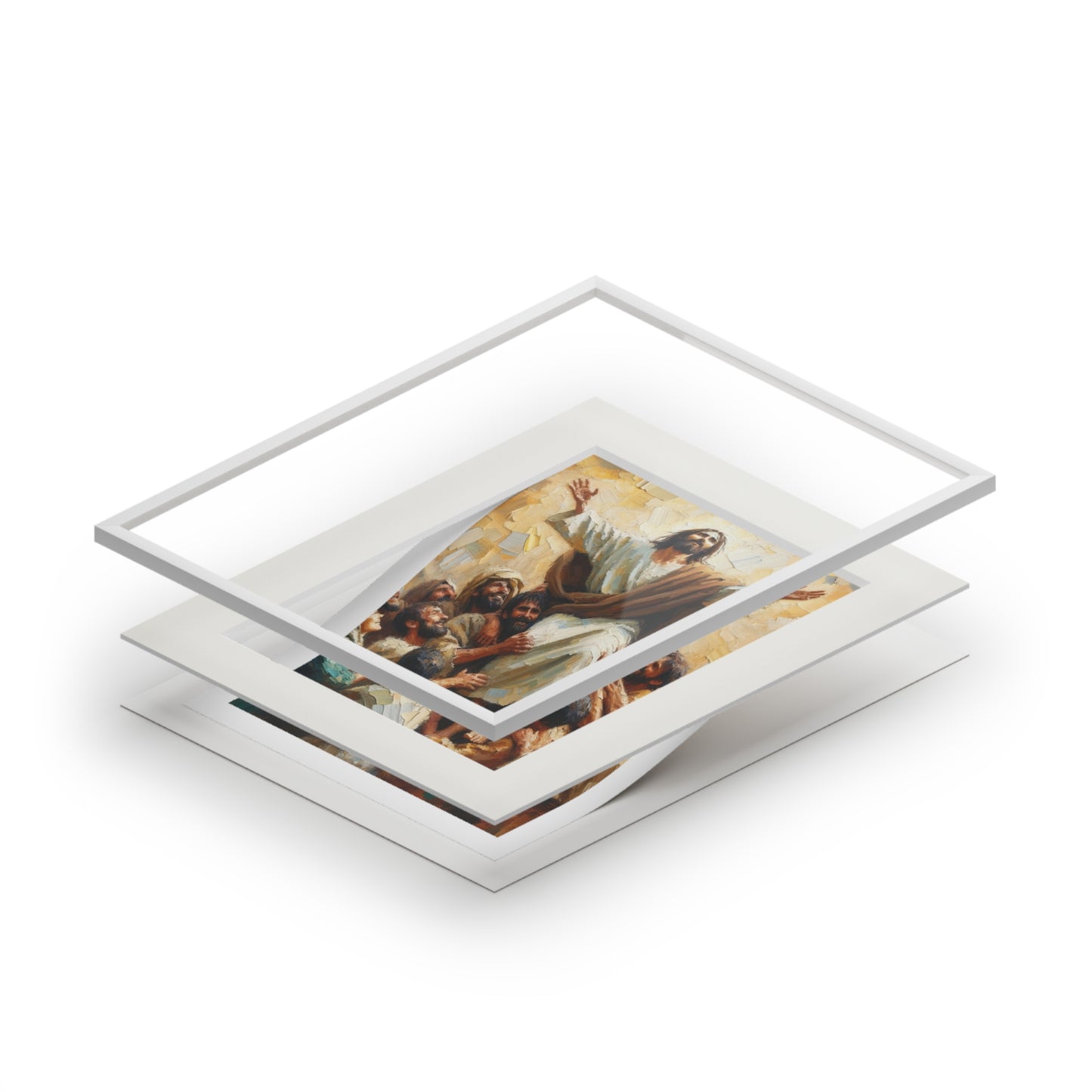 “The Savior’s Mission” – Biblical Art Print | Inspired by John 3:17