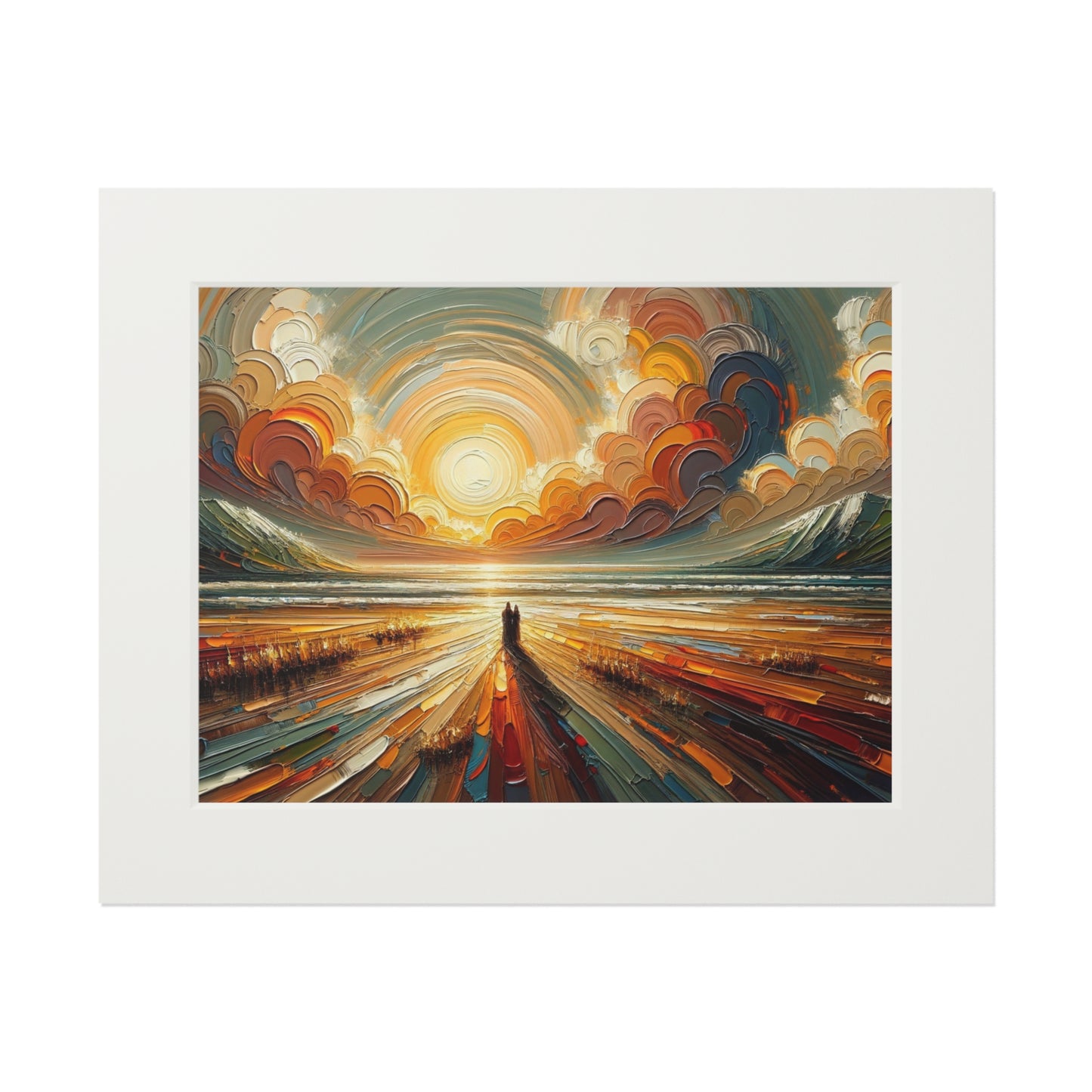 “The Peace That Guards” – Biblical Art Print | Inspired by Philippians 4:6–7