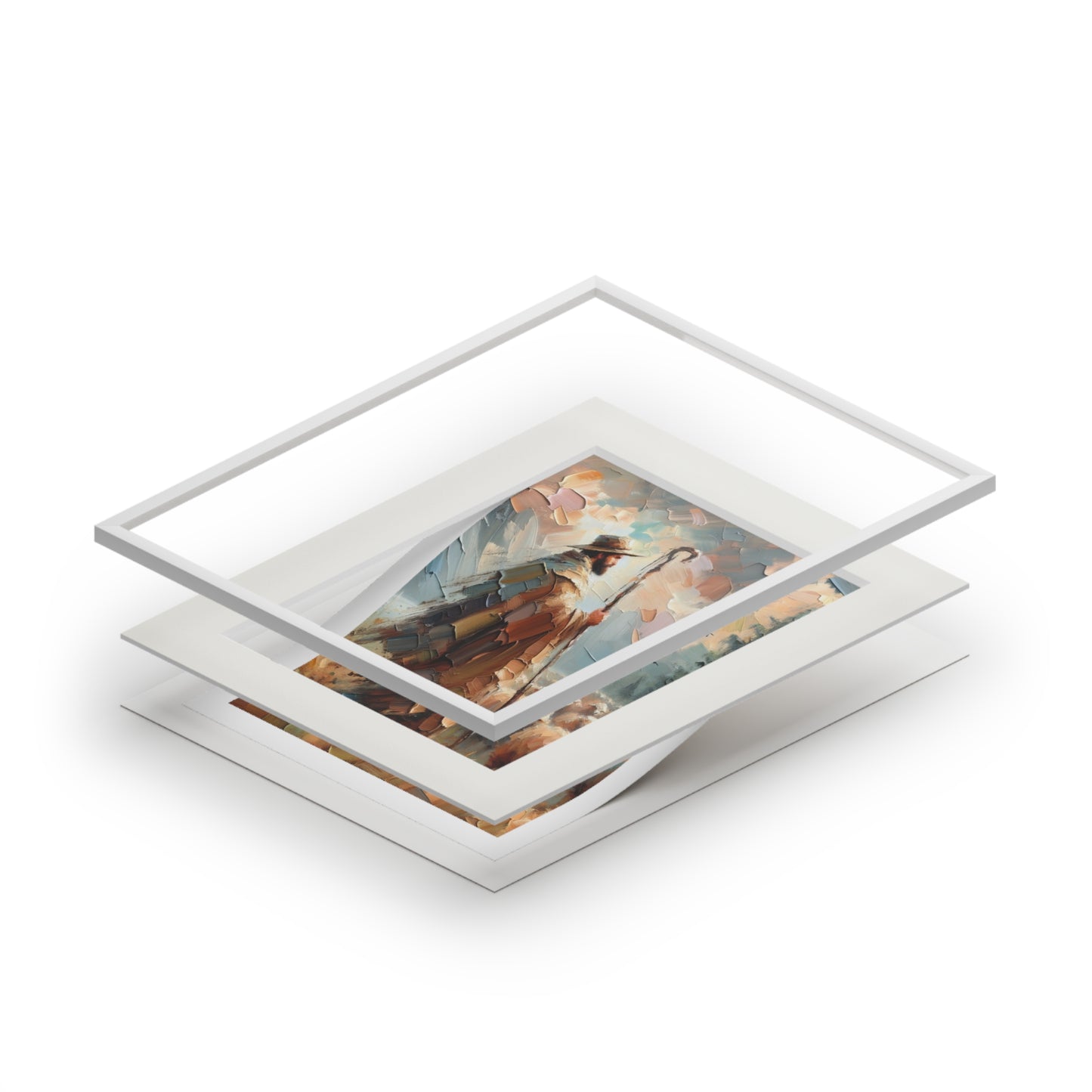 “Never Forsaken” – Biblical Art Print | Inspired by Hebrews 13:5