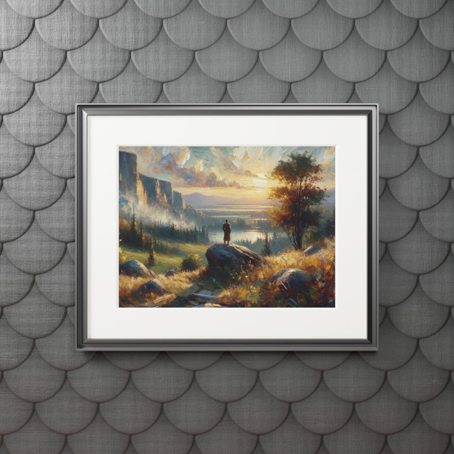 “The Measure of the Soul” – Biblical Art Print | Inspired by Luke 9:25