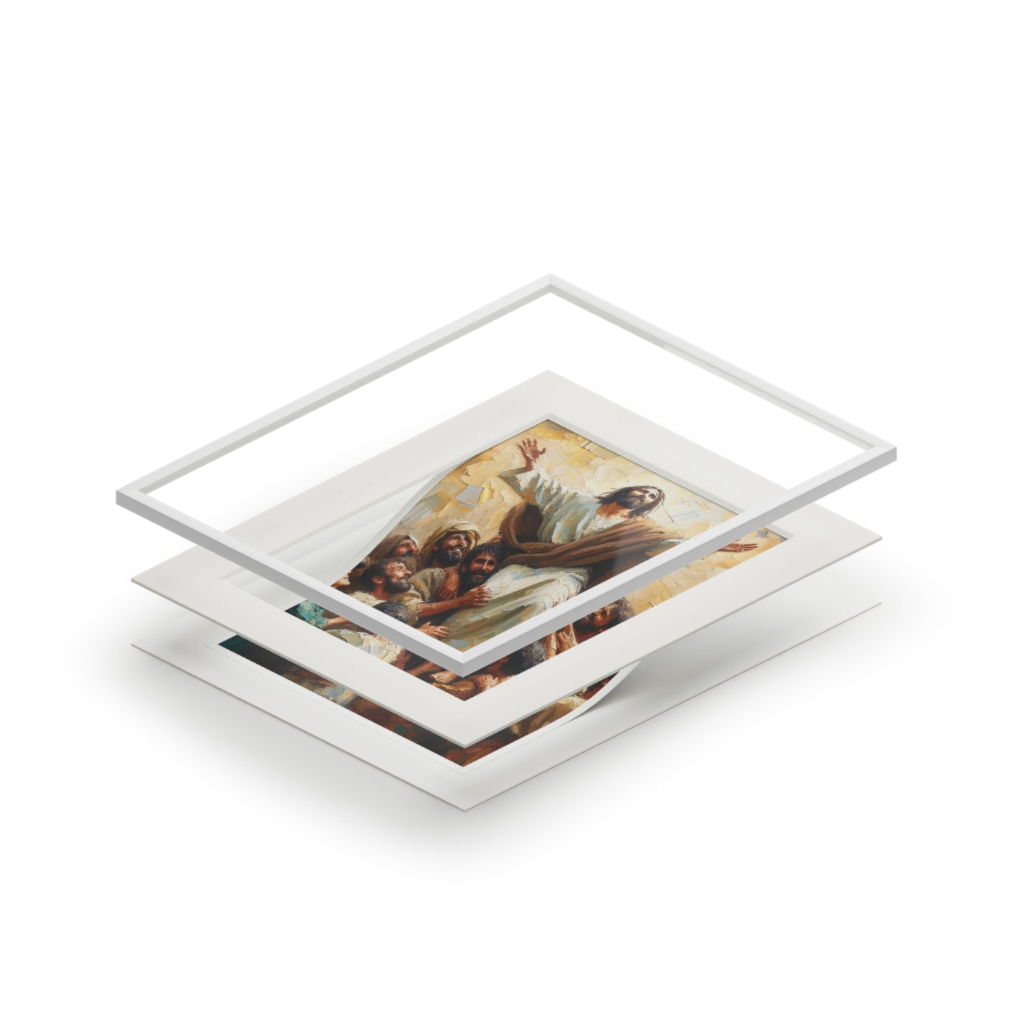 “The Savior’s Mission” – Biblical Art Print | Inspired by John 3:17