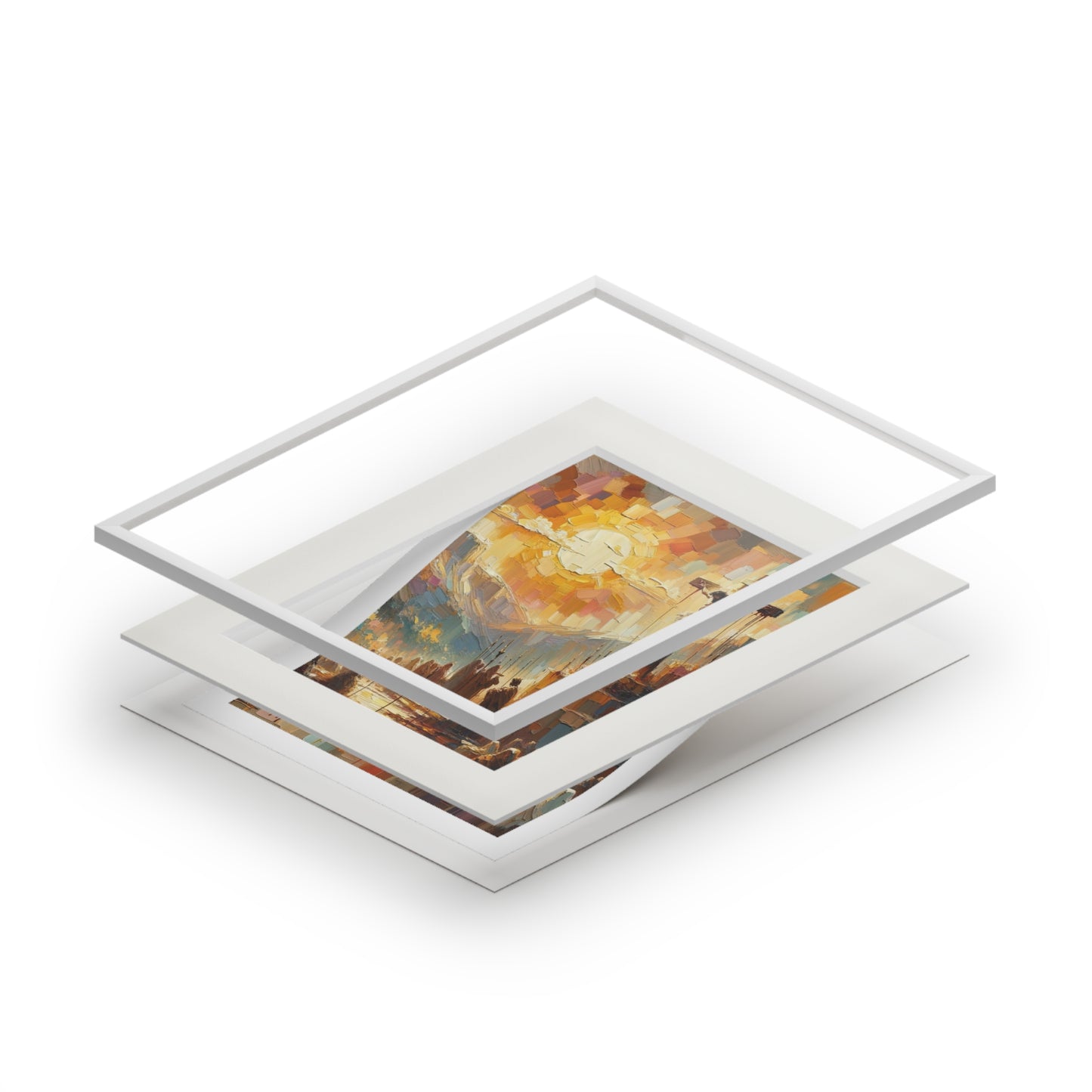 “Love Beyond Measure” – Biblical Art Print | Inspired by Romans 5:8