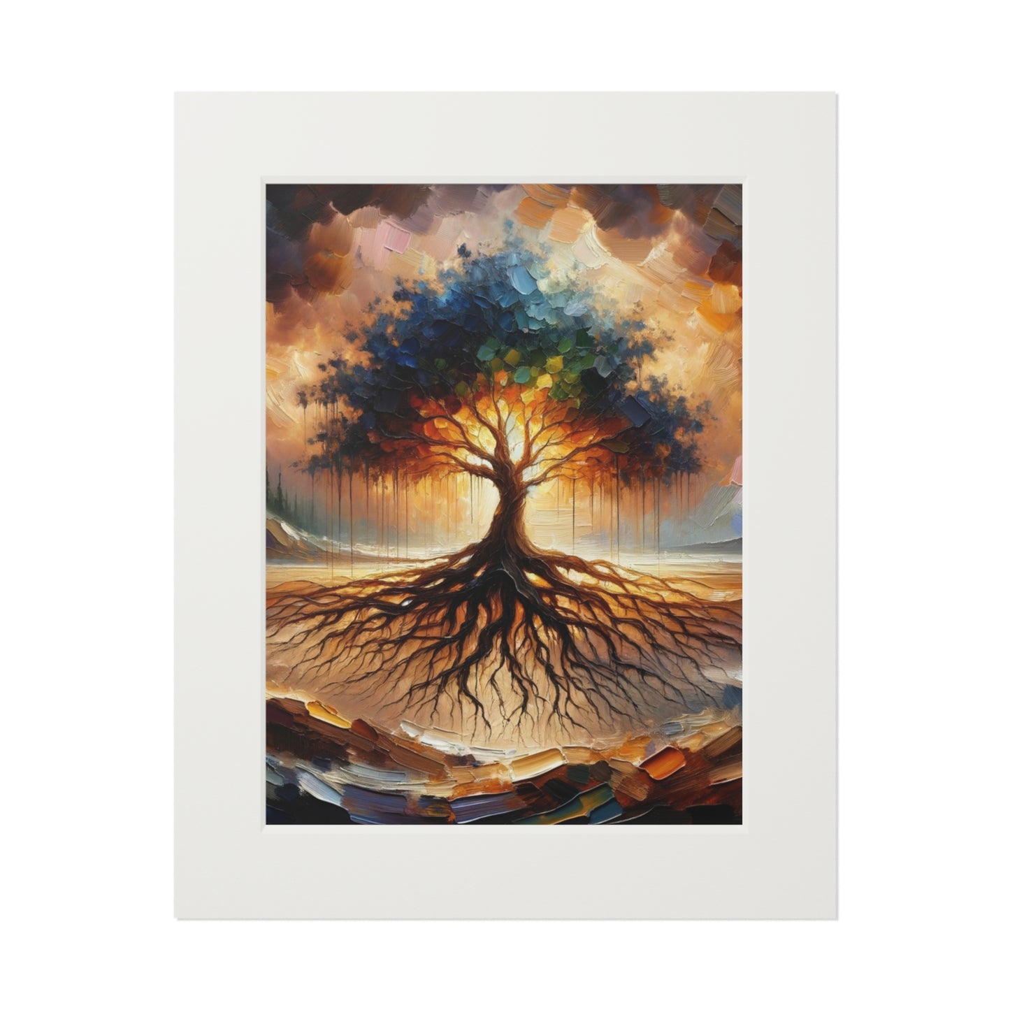 “Faith Unseen” – Biblical Art Print | Inspired by Hebrews 11:1