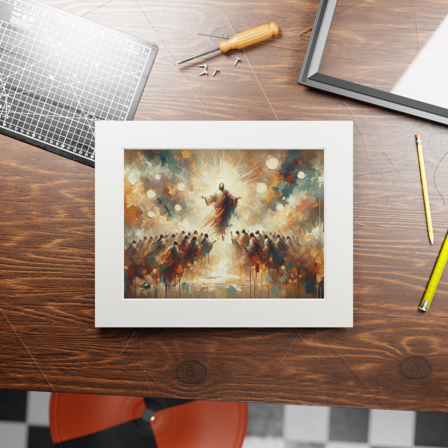“Sufficient Grace” – Biblical Art Print | Inspired by 2 Corinthians 12:9