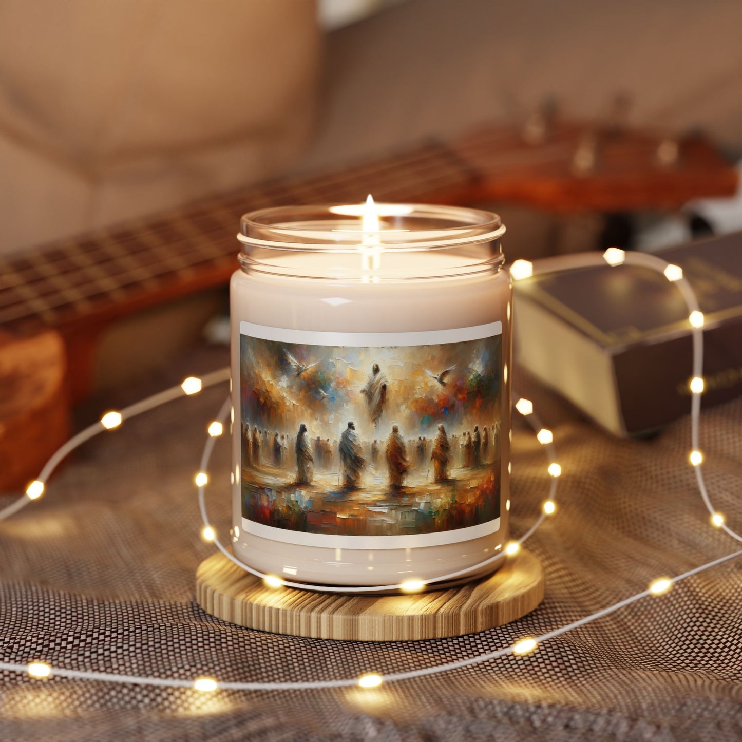 "In His Image" – Scented Soy Candle | Biblical Art Inspired by Genesis 1:27