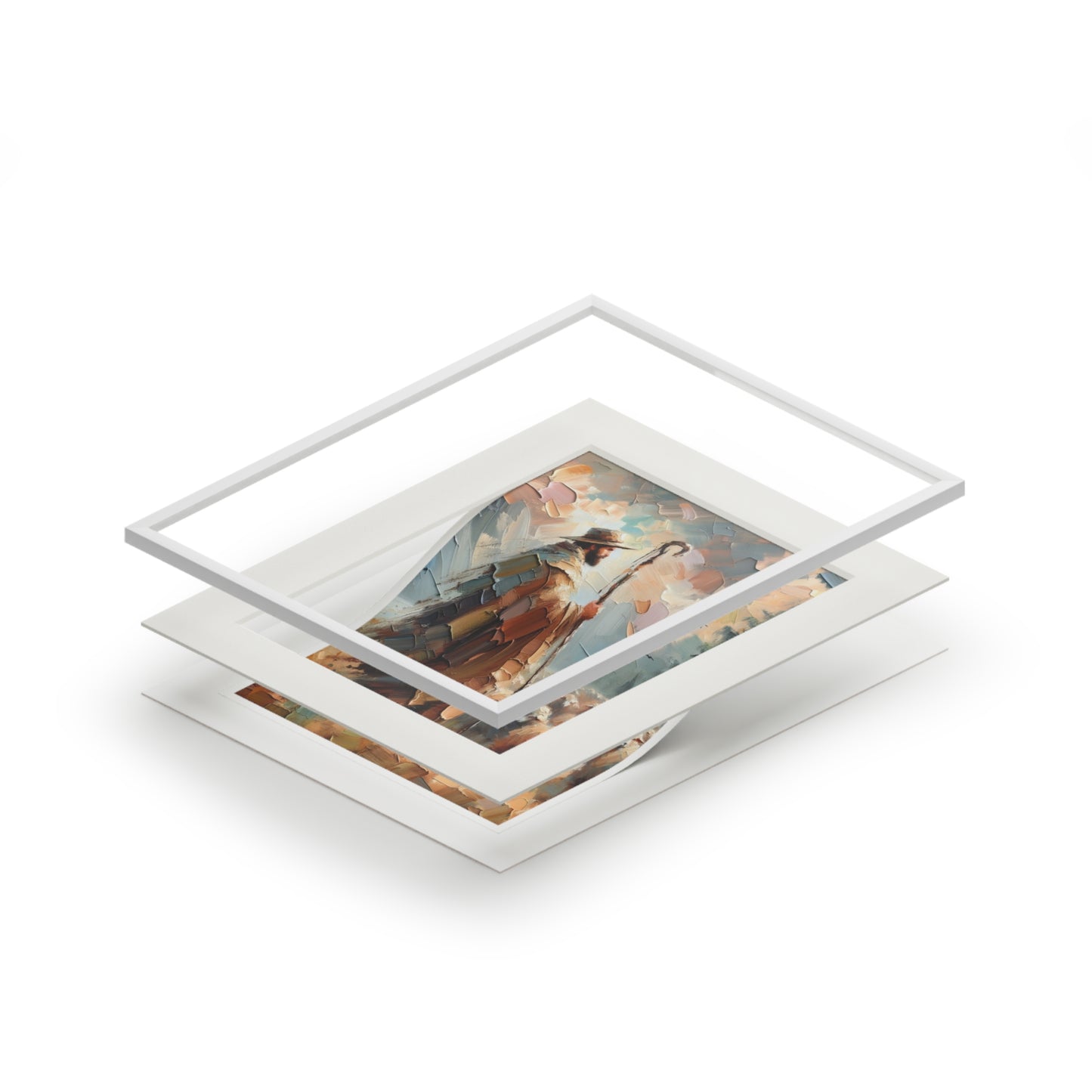 “Never Forsaken” – Biblical Art Print | Inspired by Hebrews 13:5