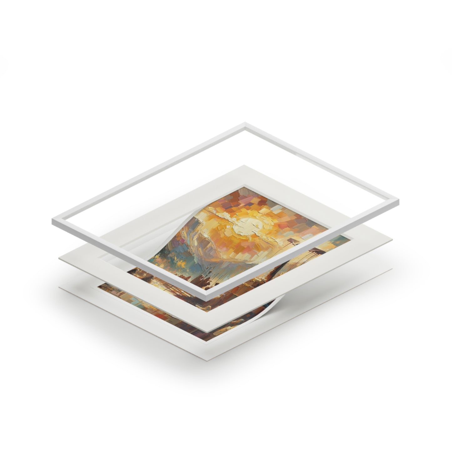 “Love Beyond Measure” – Biblical Art Print | Inspired by Romans 5:8