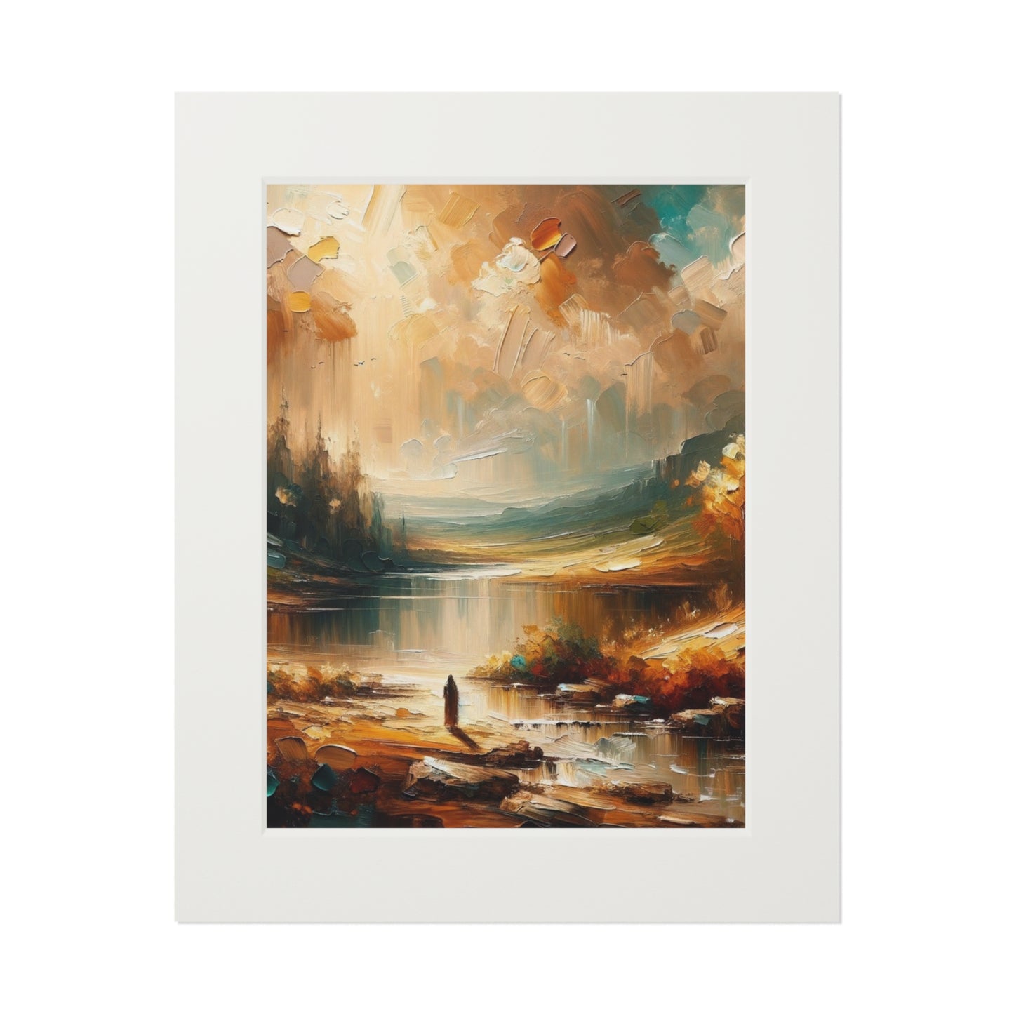 “God Is for Us” – Biblical Art Print | Inspired by Romans 8:31–32