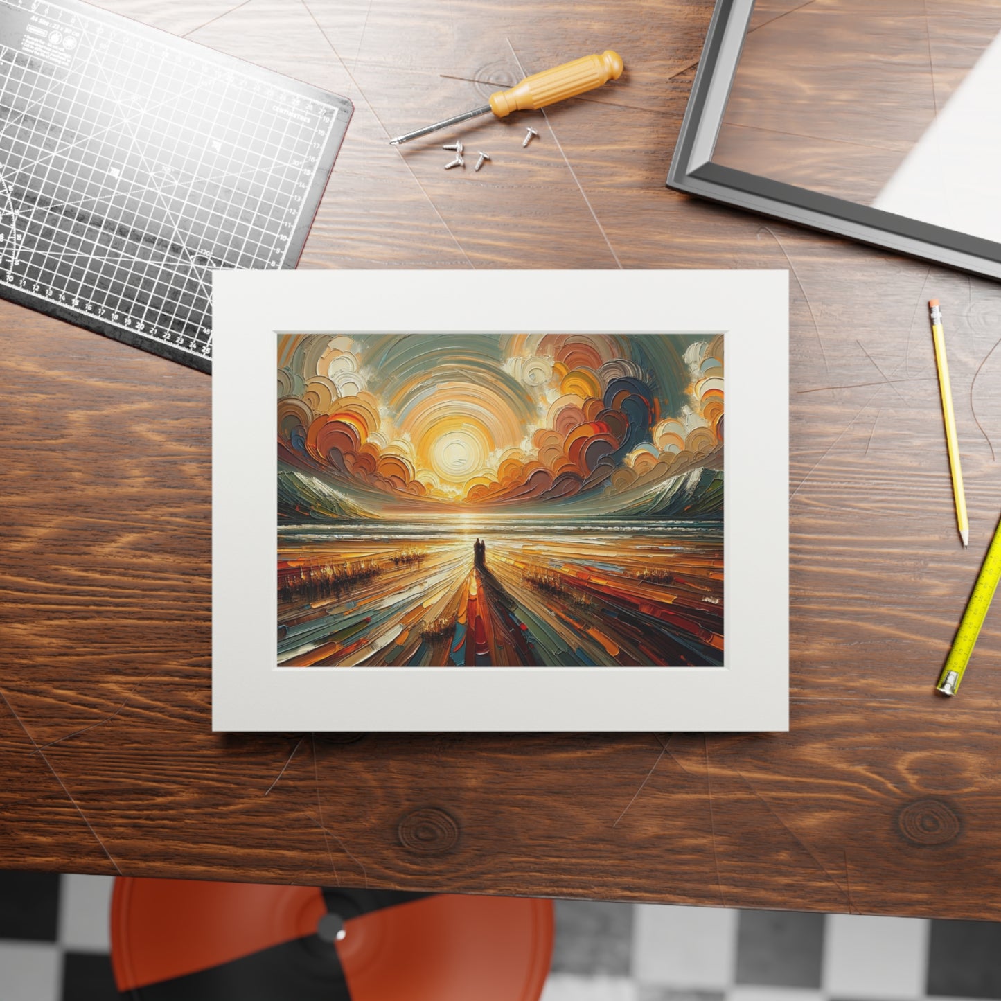 “The Peace That Guards” – Biblical Art Print | Inspired by Philippians 4:6–7