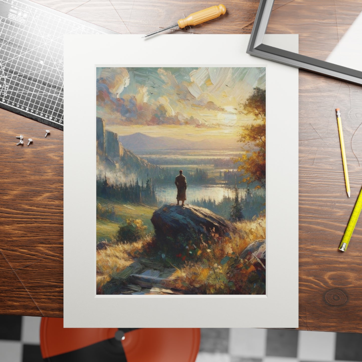 “The Measure of the Soul” – Biblical Art Print | Inspired by Luke 9:25
