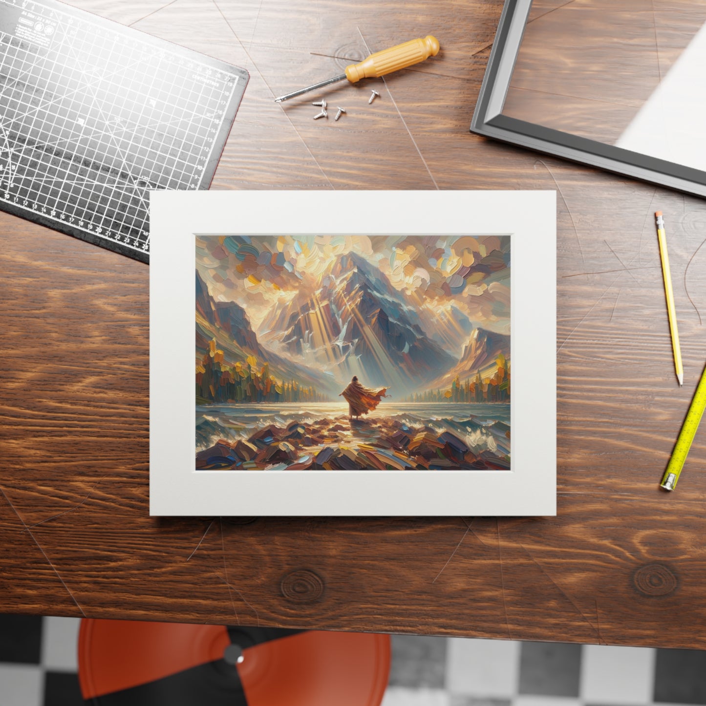“Strength Through Christ” – Biblical Art Print | Inspired by Philippians 4:13