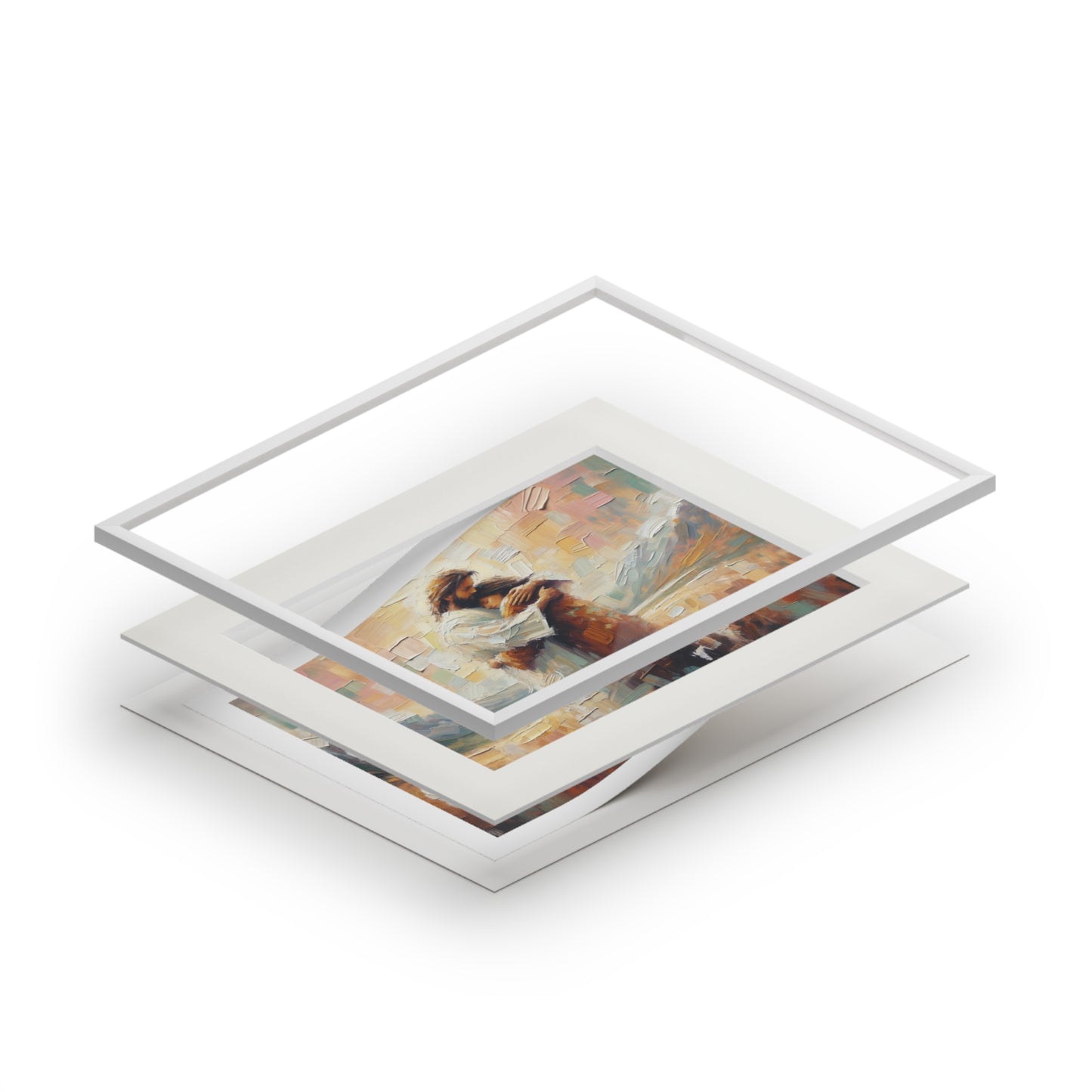 “Enveloped in Grace” – Biblical Art Print | Inspired by Psalm 139:5