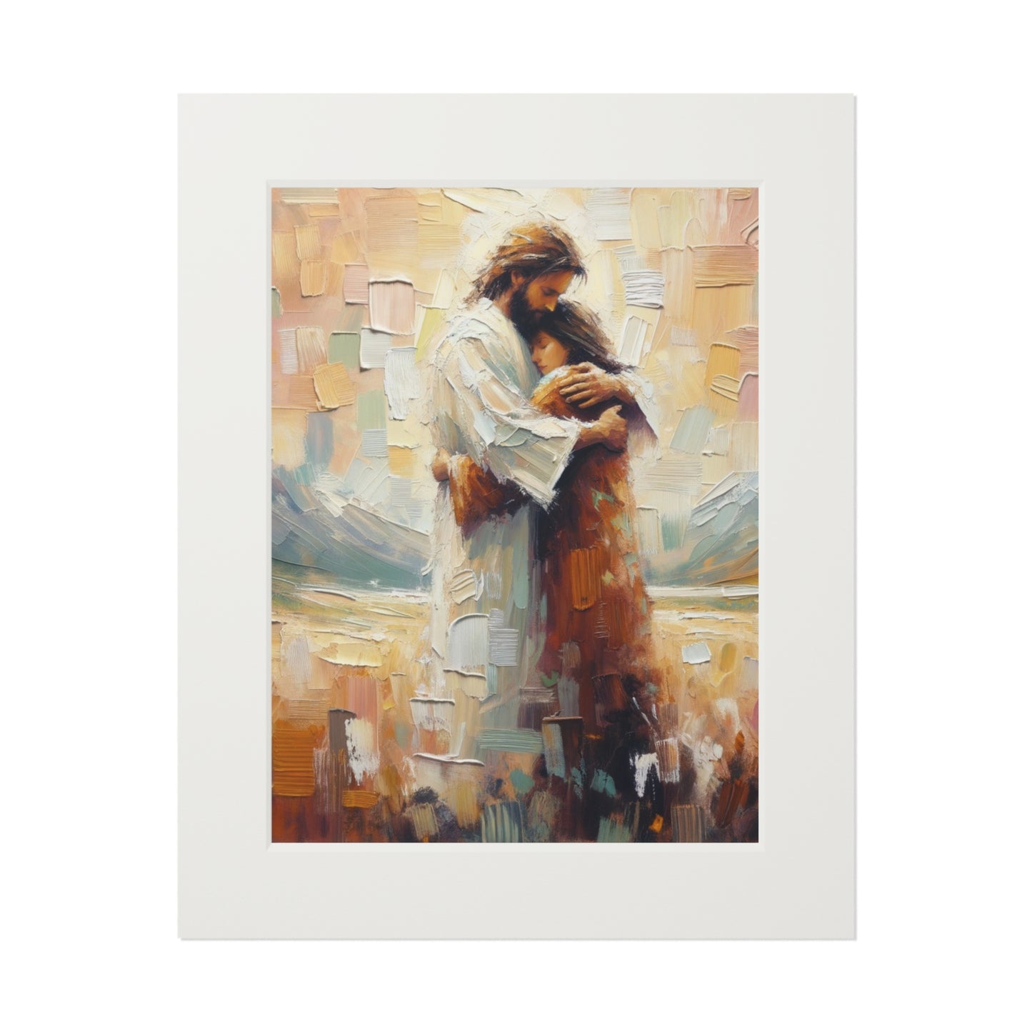 “Enveloped in Grace” – Biblical Art Print | Inspired by Psalm 139:5