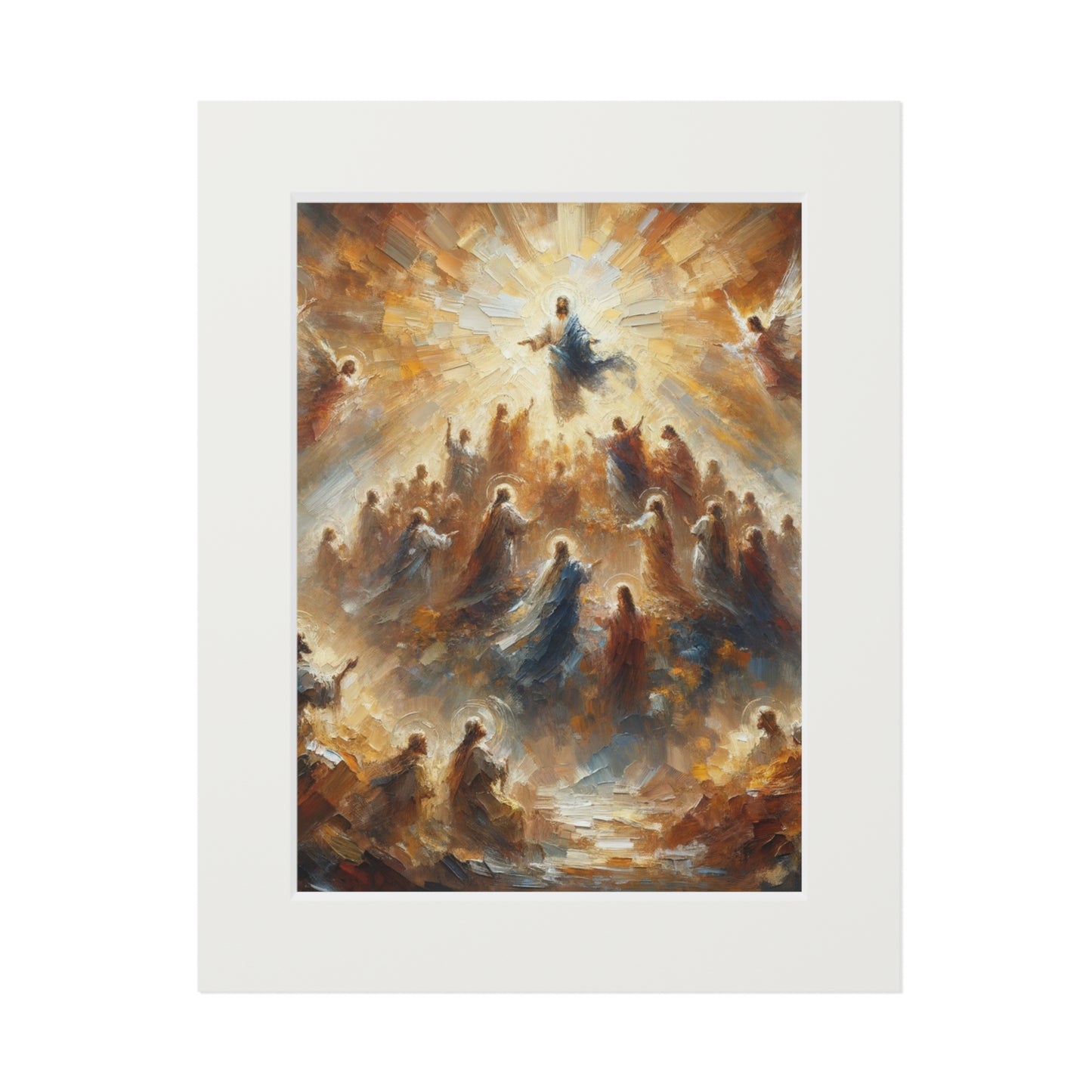 “Gentle Words” - Christian Inspired Artwork | Soothing Abstract Print | Inspired by Proverbs 15:1