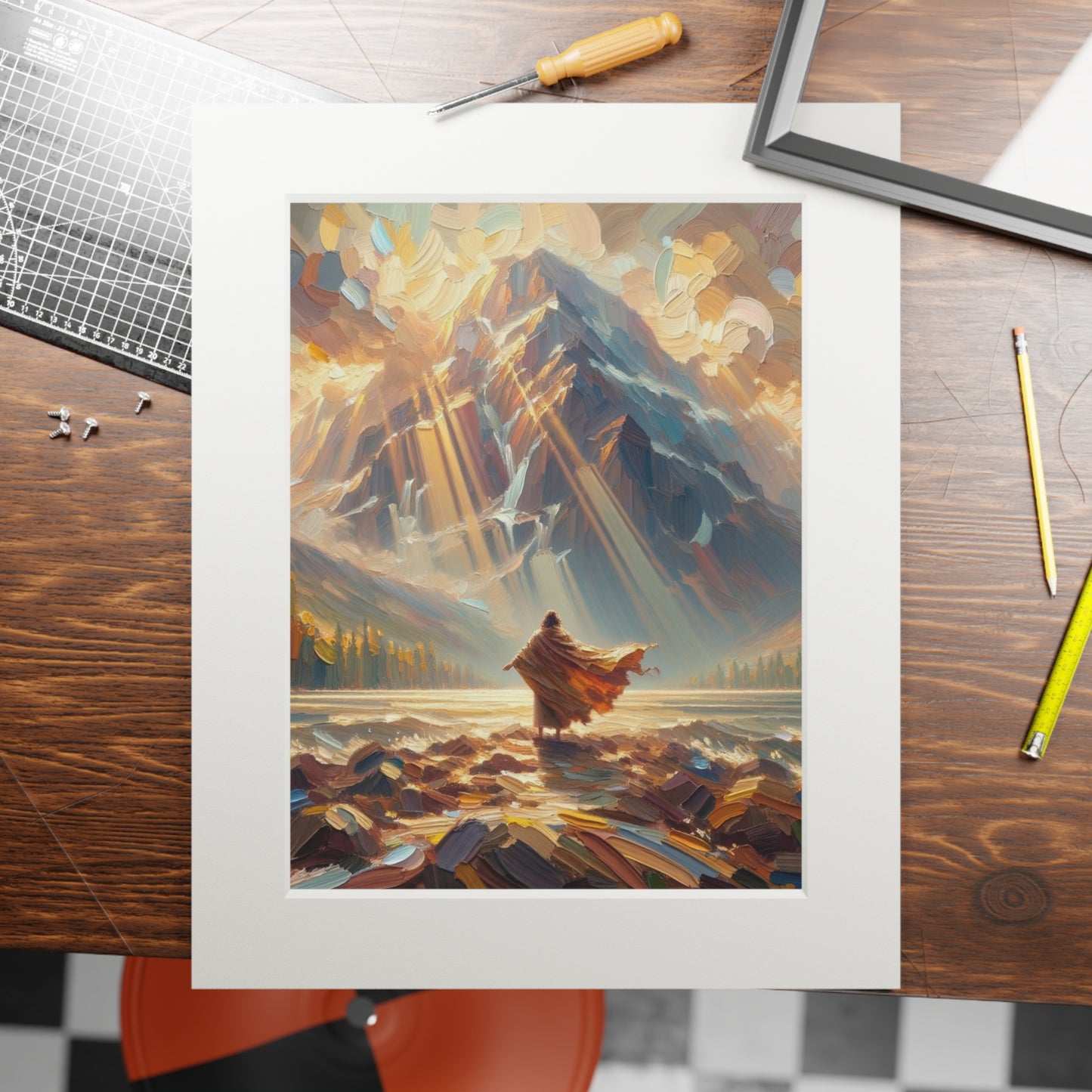 “Strength Through Christ” – Biblical Art Print | Inspired by Philippians 4:13