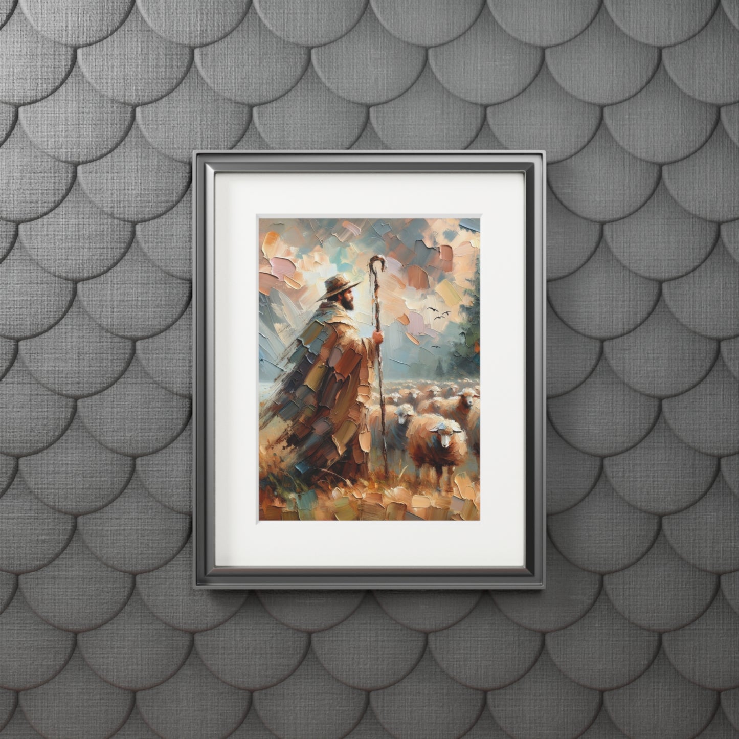 “Never Forsaken” – Biblical Art Print | Inspired by Hebrews 13:5