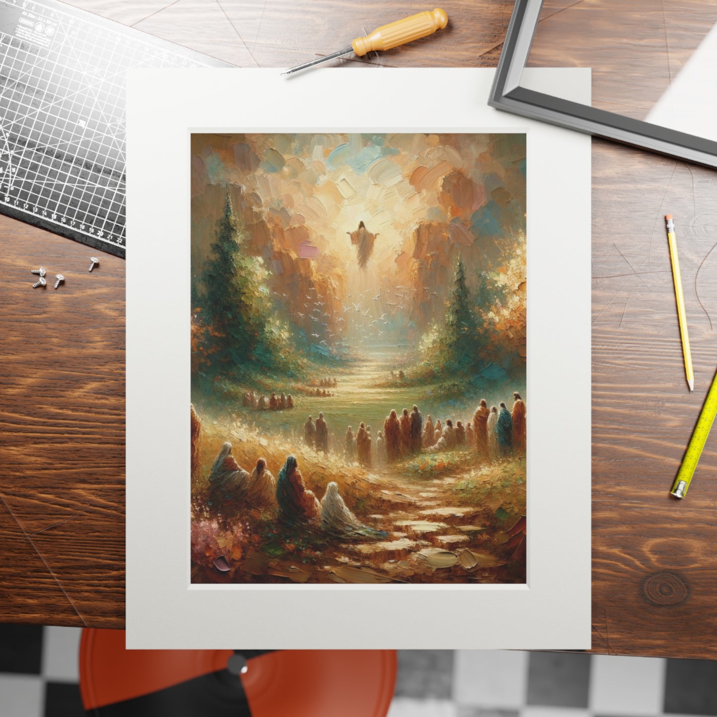 “Faith Unseen” – Biblical Art Print | Inspired by John 20:29