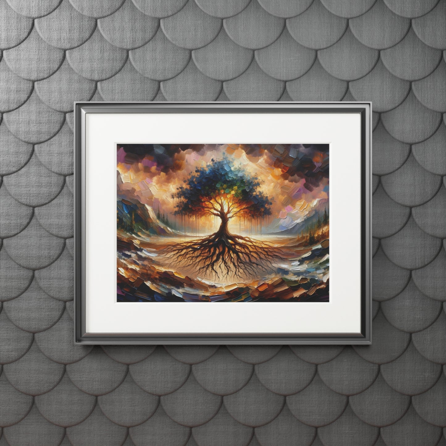 “Faith Unseen” – Biblical Art Print | Inspired by Hebrews 11:1