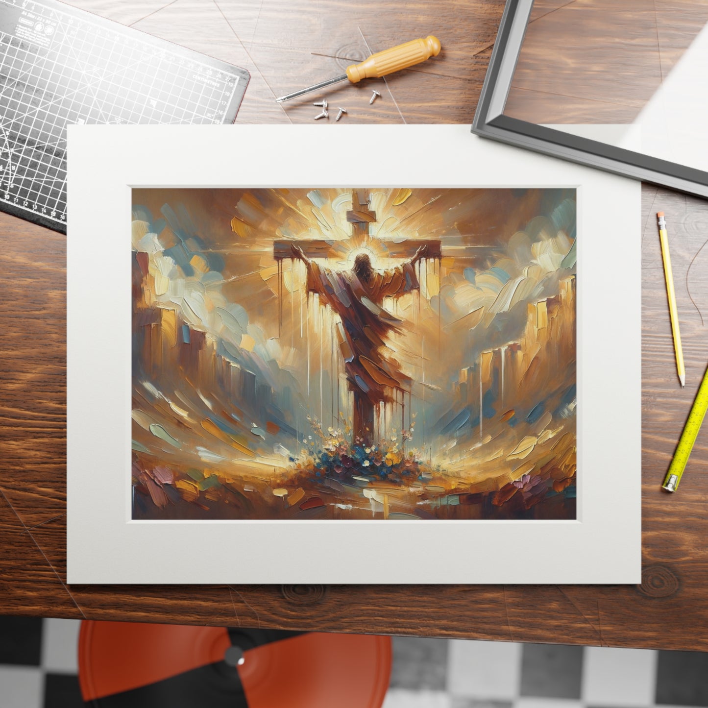 “Confidence in Grace” – Biblical Art Print | Inspired by Hebrews 10:19
