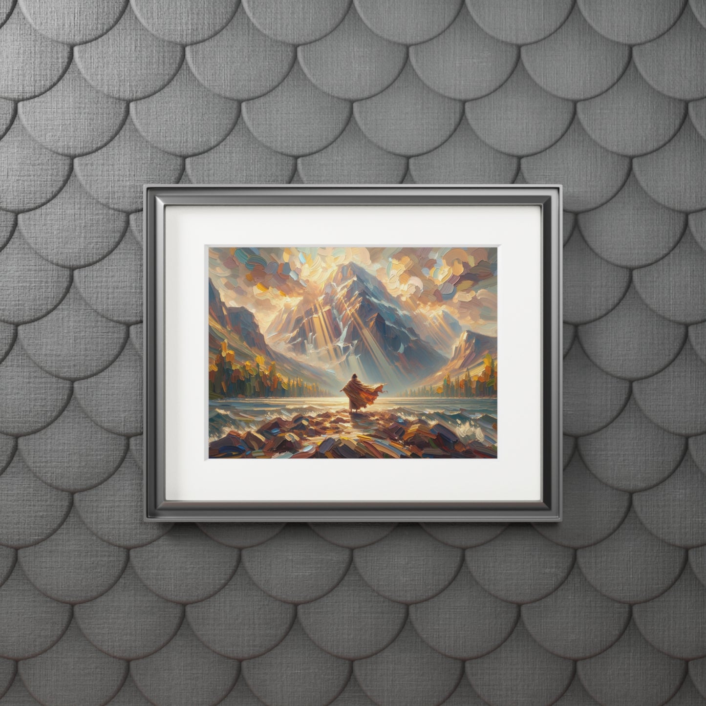 “Strength Through Christ” – Biblical Art Print | Inspired by Philippians 4:13