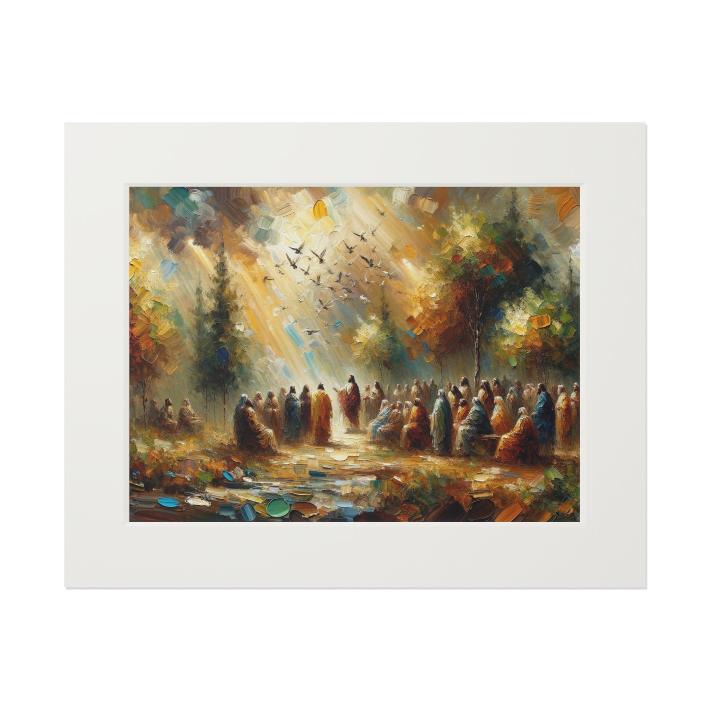 “With You Always” – Biblical Art Print | Inspired by Matthew 28:19–20