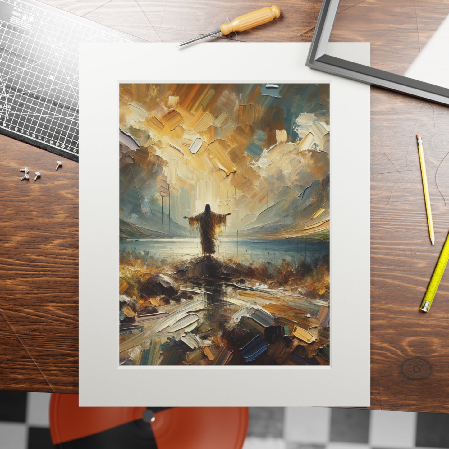 “Thy Word is a Lamp” - Psalm 119:105 Inspired Art Print | Spiritual Home Decor