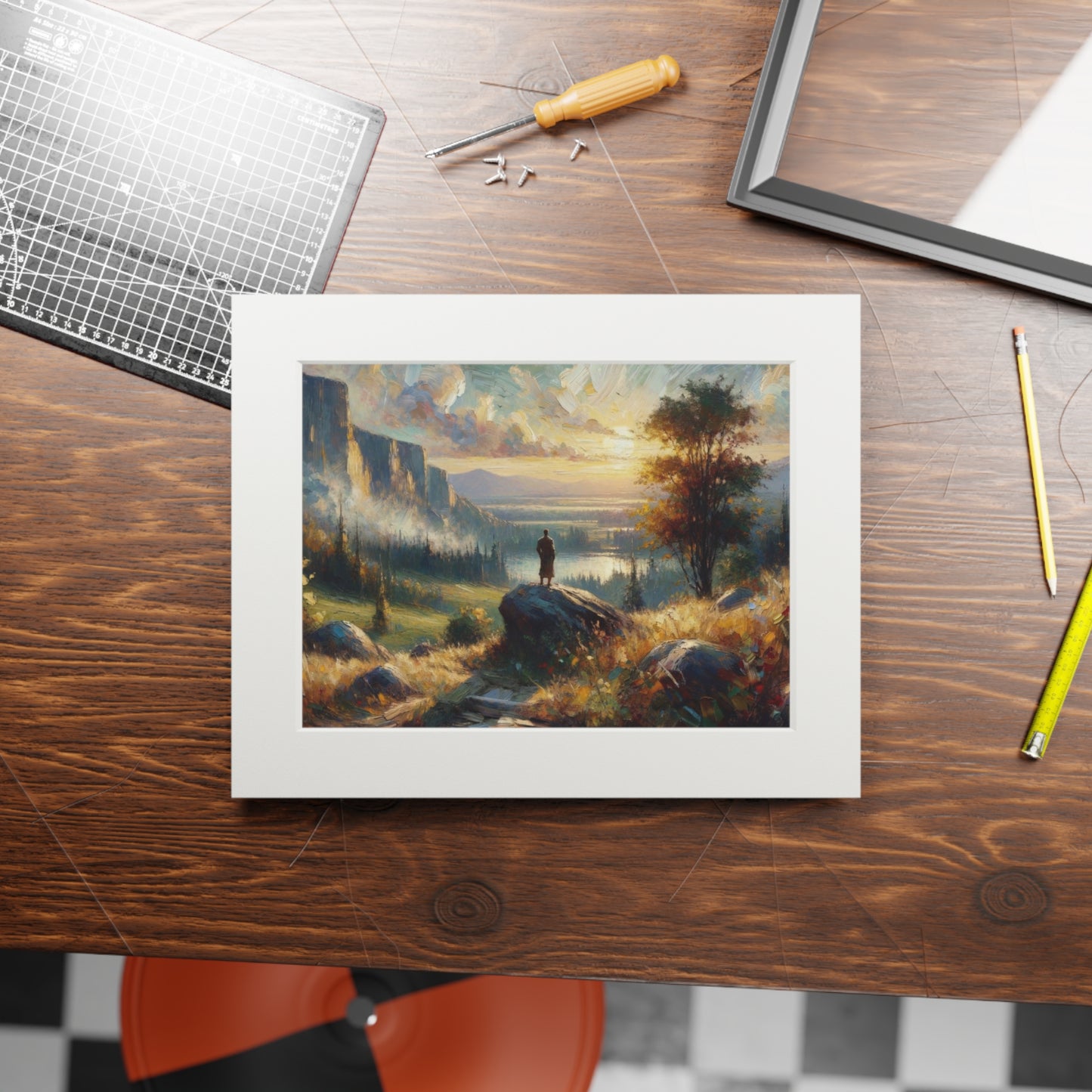 “The Measure of the Soul” – Biblical Art Print | Inspired by Luke 9:25