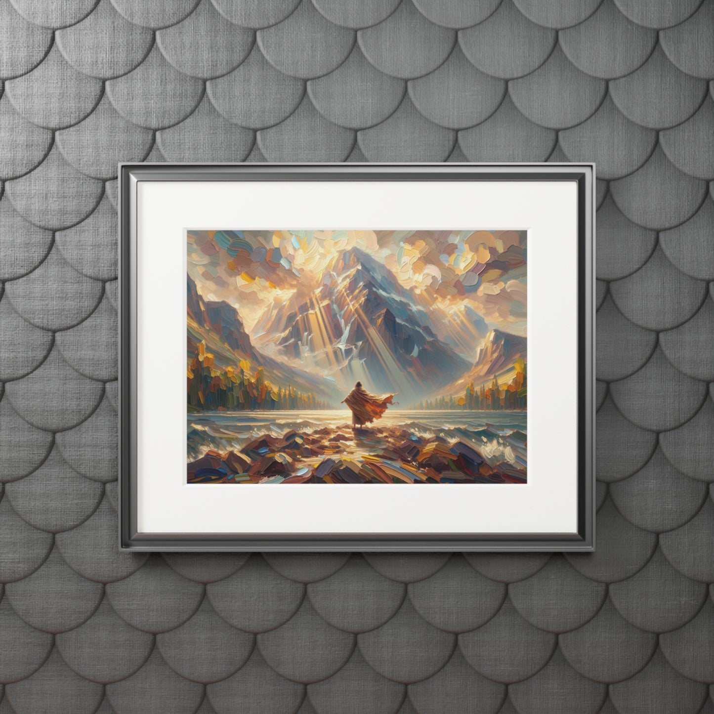 “Strength Through Christ” – Biblical Art Print | Inspired by Philippians 4:13