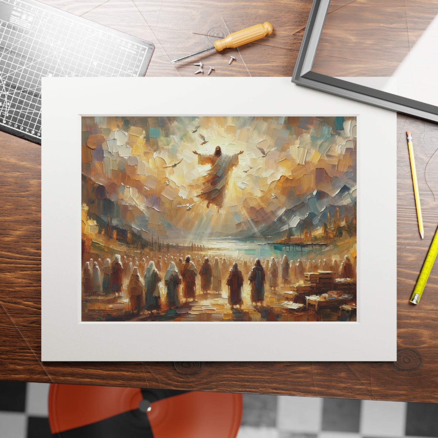 “The Watchful Eye” – Biblical Art Print | Inspired by 2 Chronicles 16:9