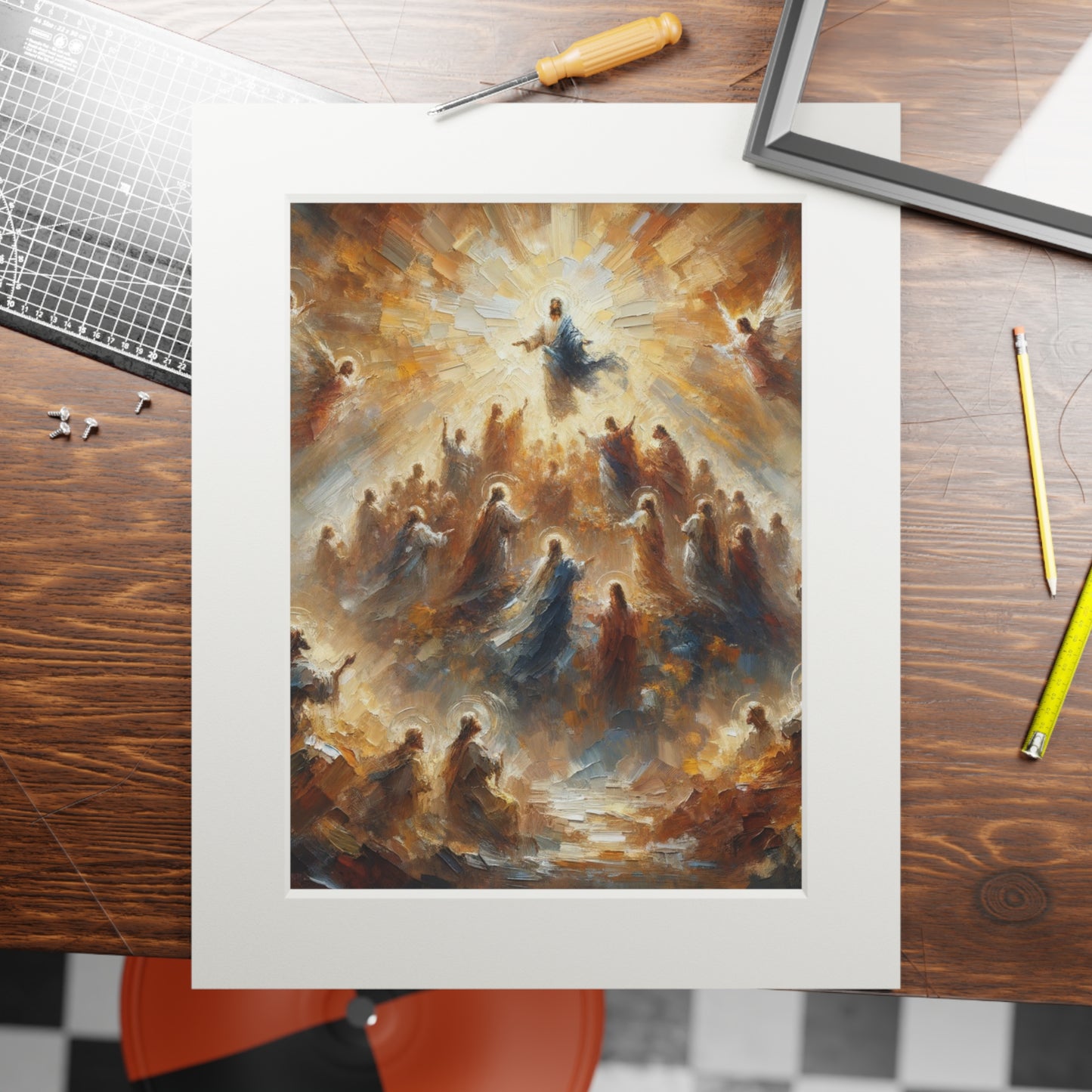 “Gentle Words” - Christian Inspired Artwork | Soothing Abstract Print | Inspired by Proverbs 15:1