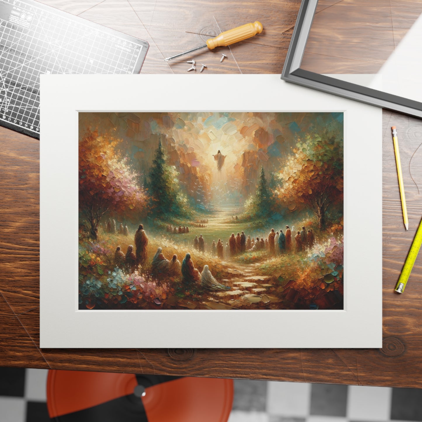 “Faith Unseen” – Biblical Art Print | Inspired by John 20:29