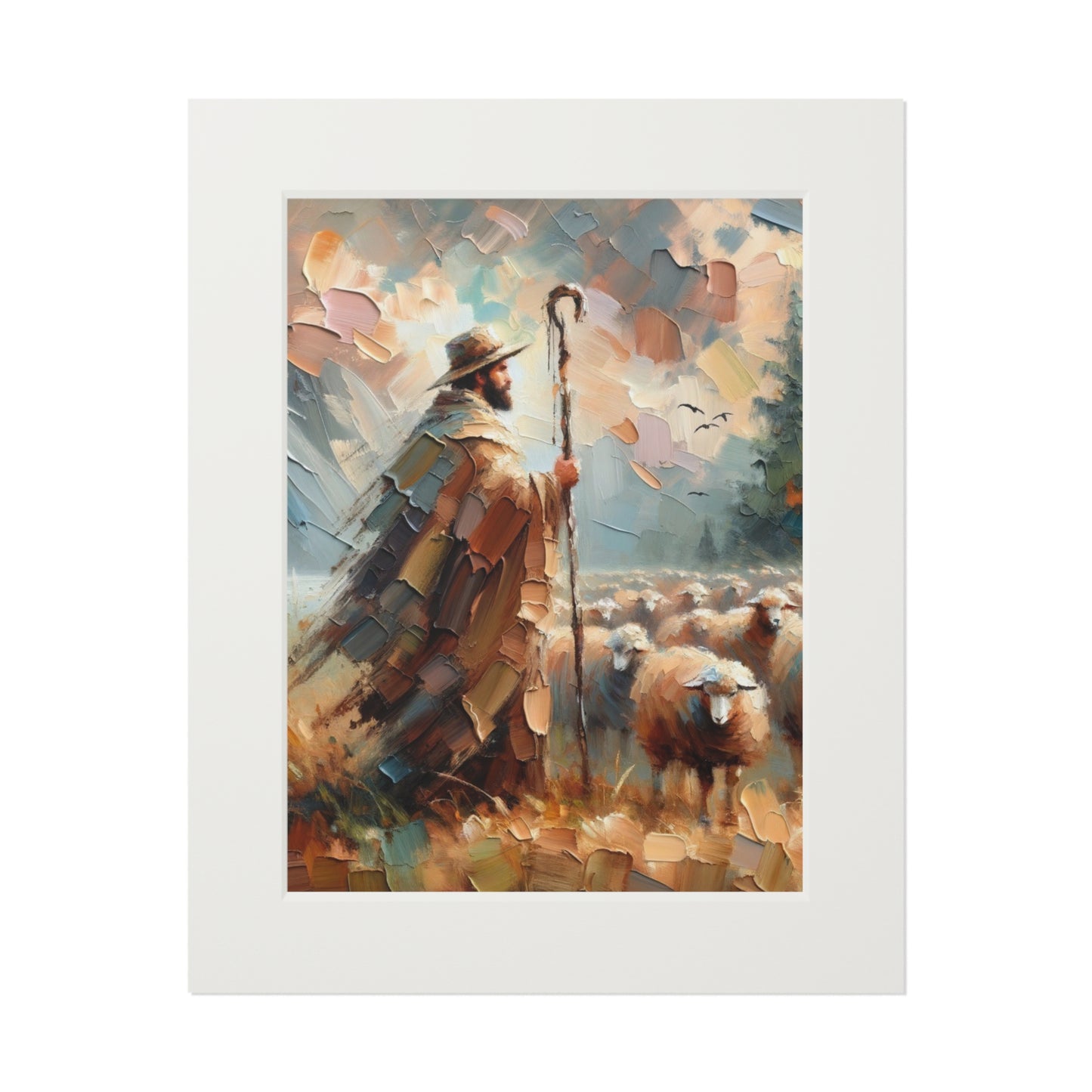 “Never Forsaken” – Biblical Art Print | Inspired by Hebrews 13:5