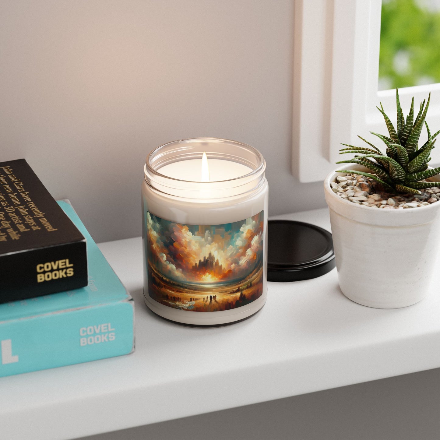Tranquil Sunset Scented Soy Candle, Relaxing Aromatherapy, Home Décor, Gift for Her, Self-Care Experience, Candle Lover's Delight