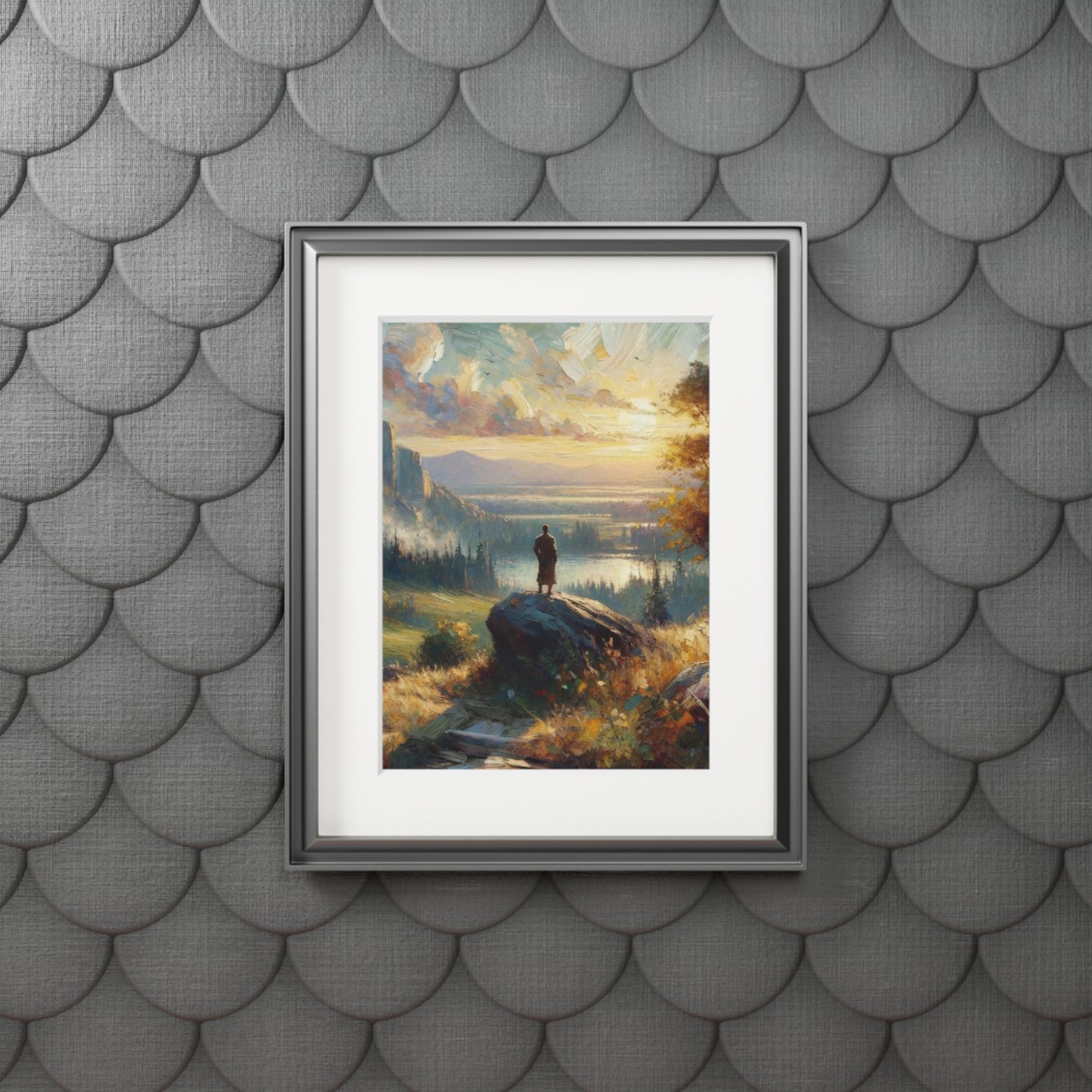 “The Measure of the Soul” – Biblical Art Print | Inspired by Luke 9:25