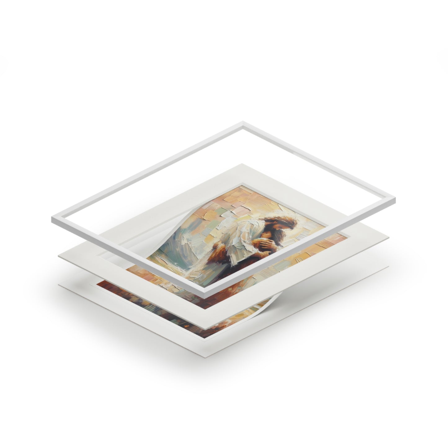 “Enveloped in Grace” – Biblical Art Print | Inspired by Psalm 139:5