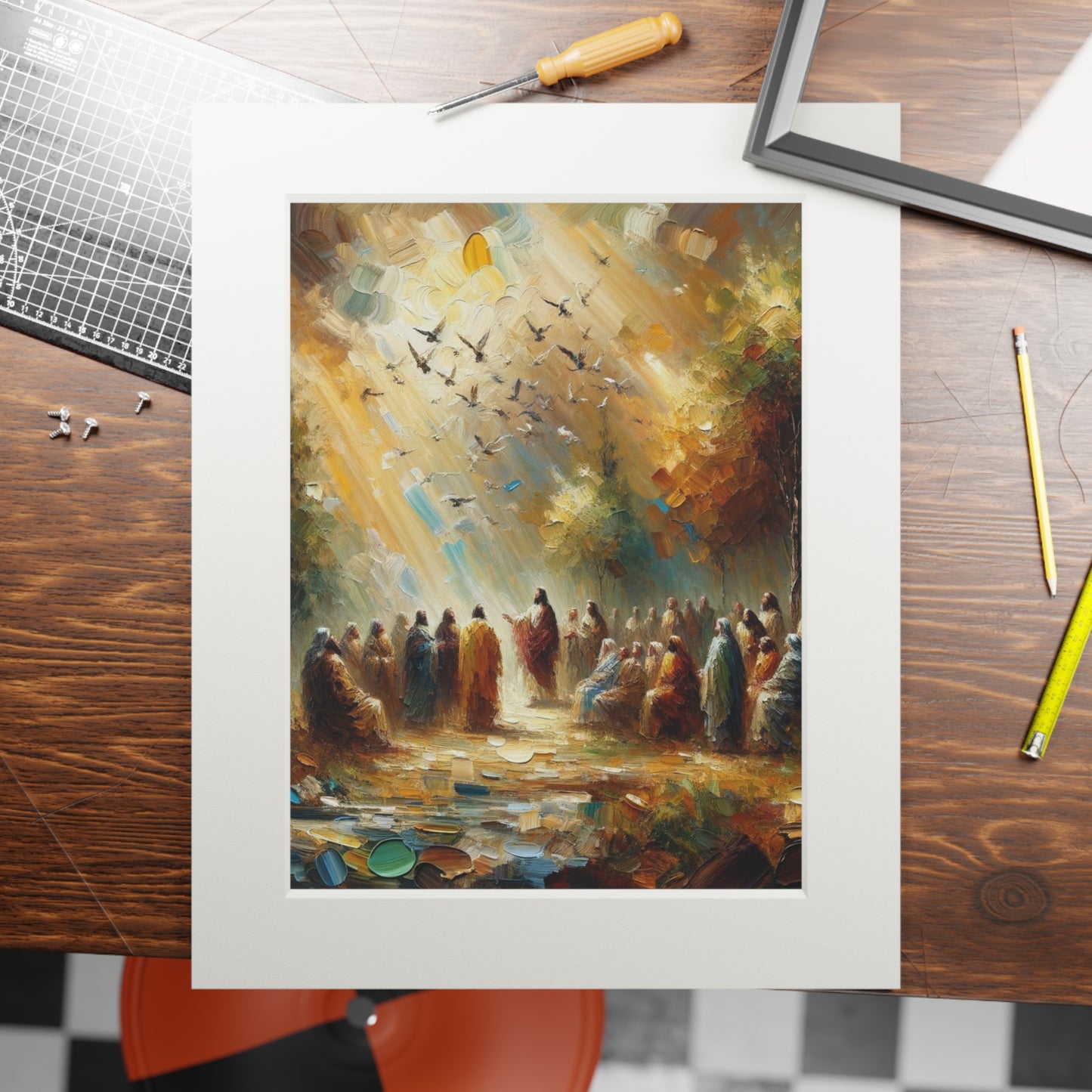 “With You Always” – Biblical Art Print | Inspired by Matthew 28:19–20