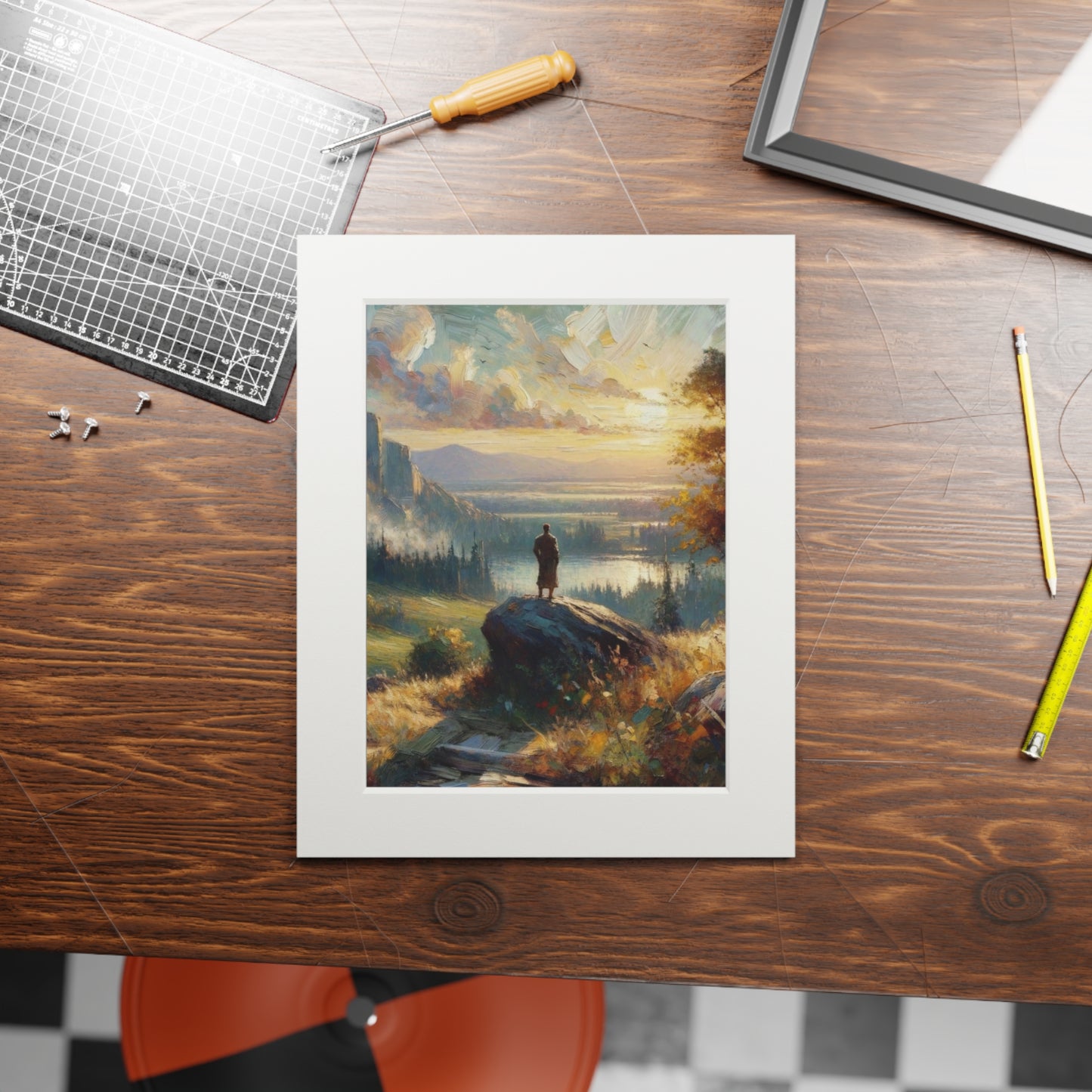 “The Measure of the Soul” – Biblical Art Print | Inspired by Luke 9:25