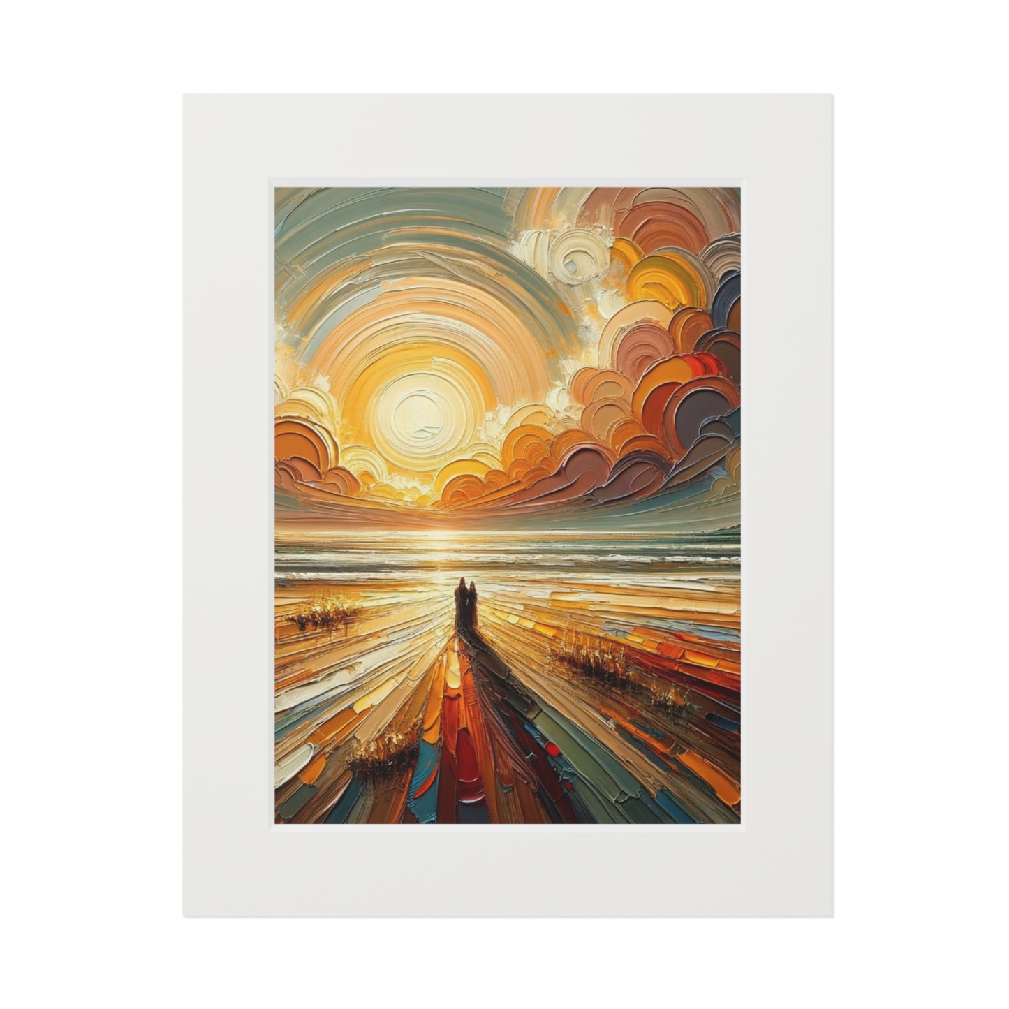 “The Peace That Guards” – Biblical Art Print | Inspired by Philippians 4:6–7