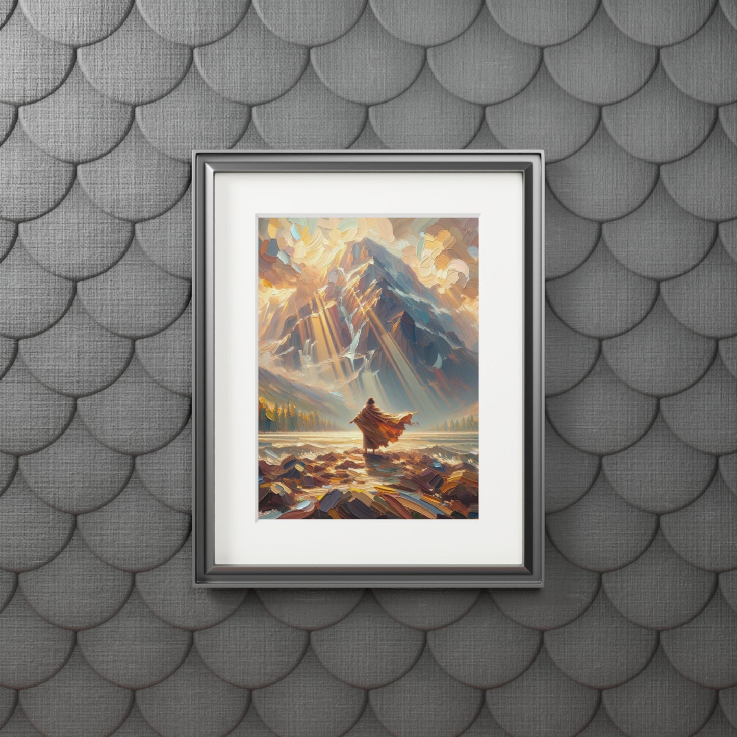“Strength Through Christ” – Biblical Art Print | Inspired by Philippians 4:13