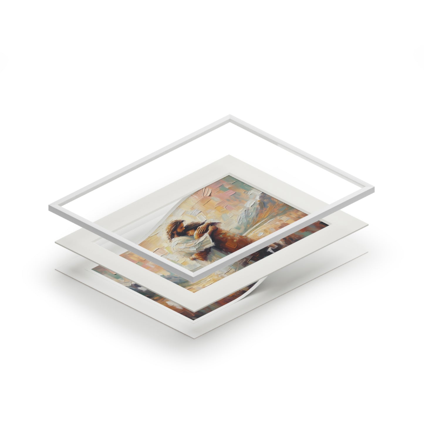 “Enveloped in Grace” – Biblical Art Print | Inspired by Psalm 139:5
