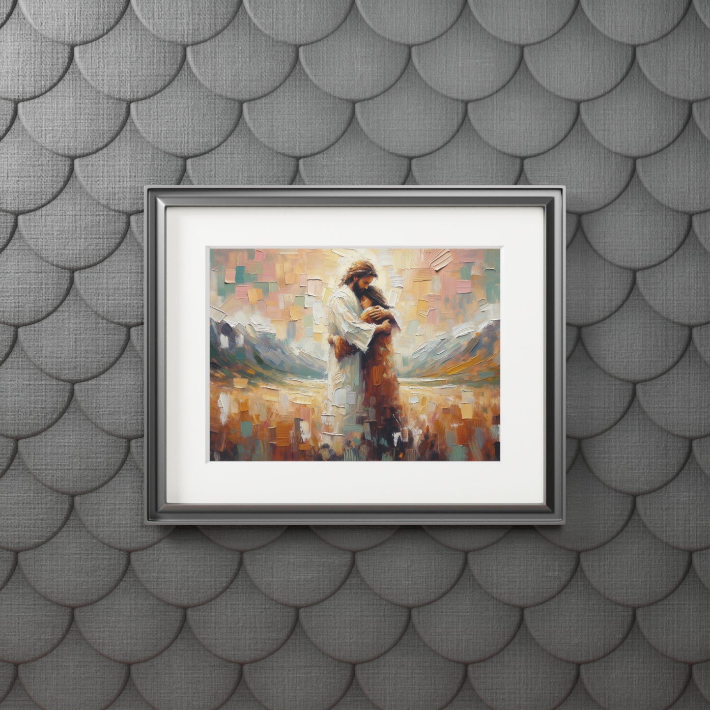“Enveloped in Grace” – Biblical Art Print | Inspired by Psalm 139:5