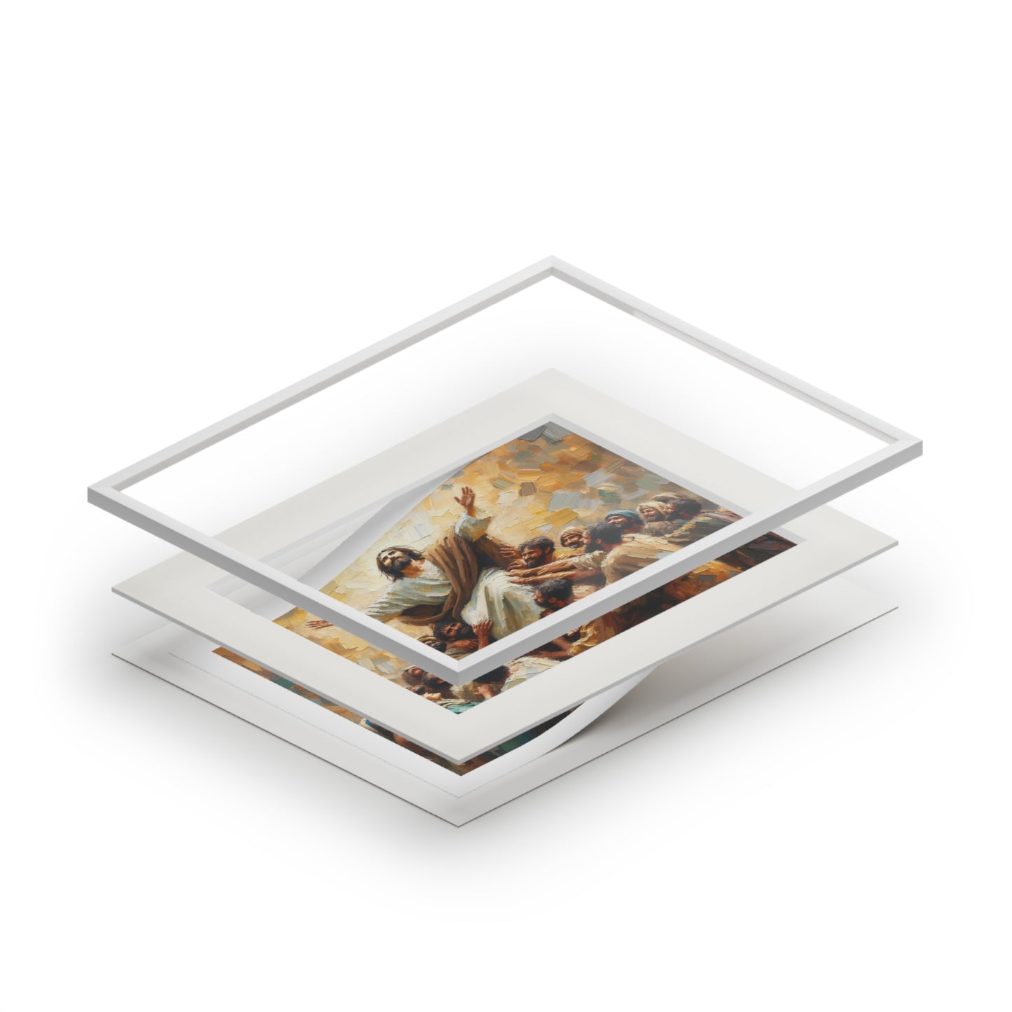 “The Savior’s Mission” – Biblical Art Print | Inspired by John 3:17