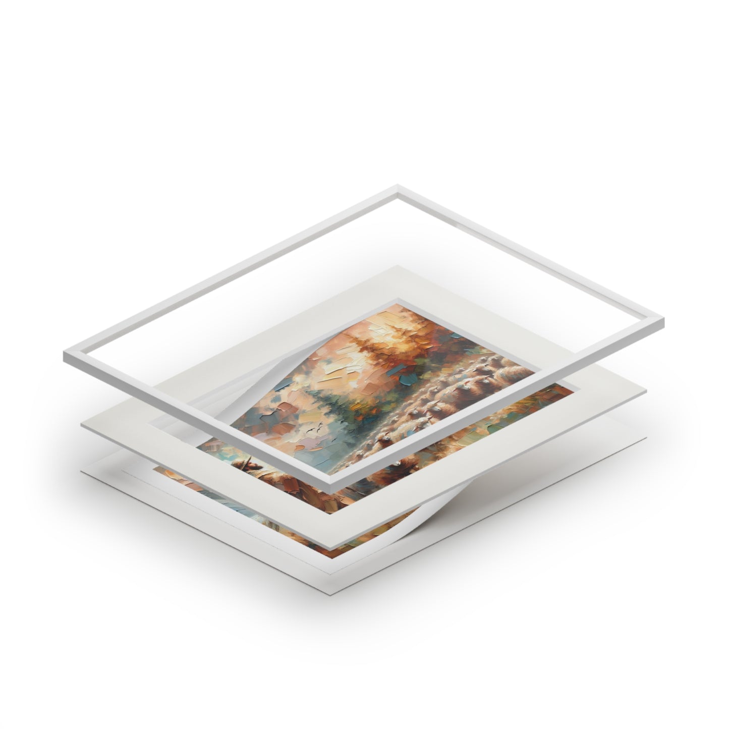 “Never Forsaken” – Biblical Art Print | Inspired by Hebrews 13:5