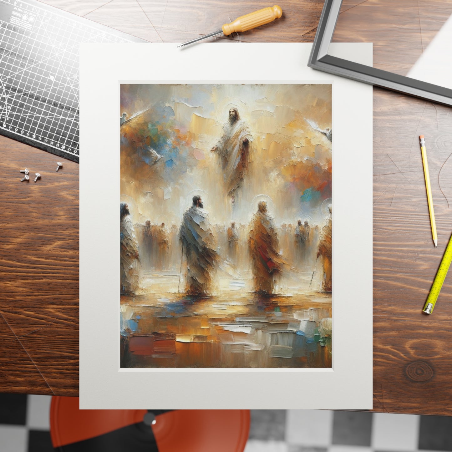 “In His Image” – Biblical Art Print | Inspired by Genesis 1:27