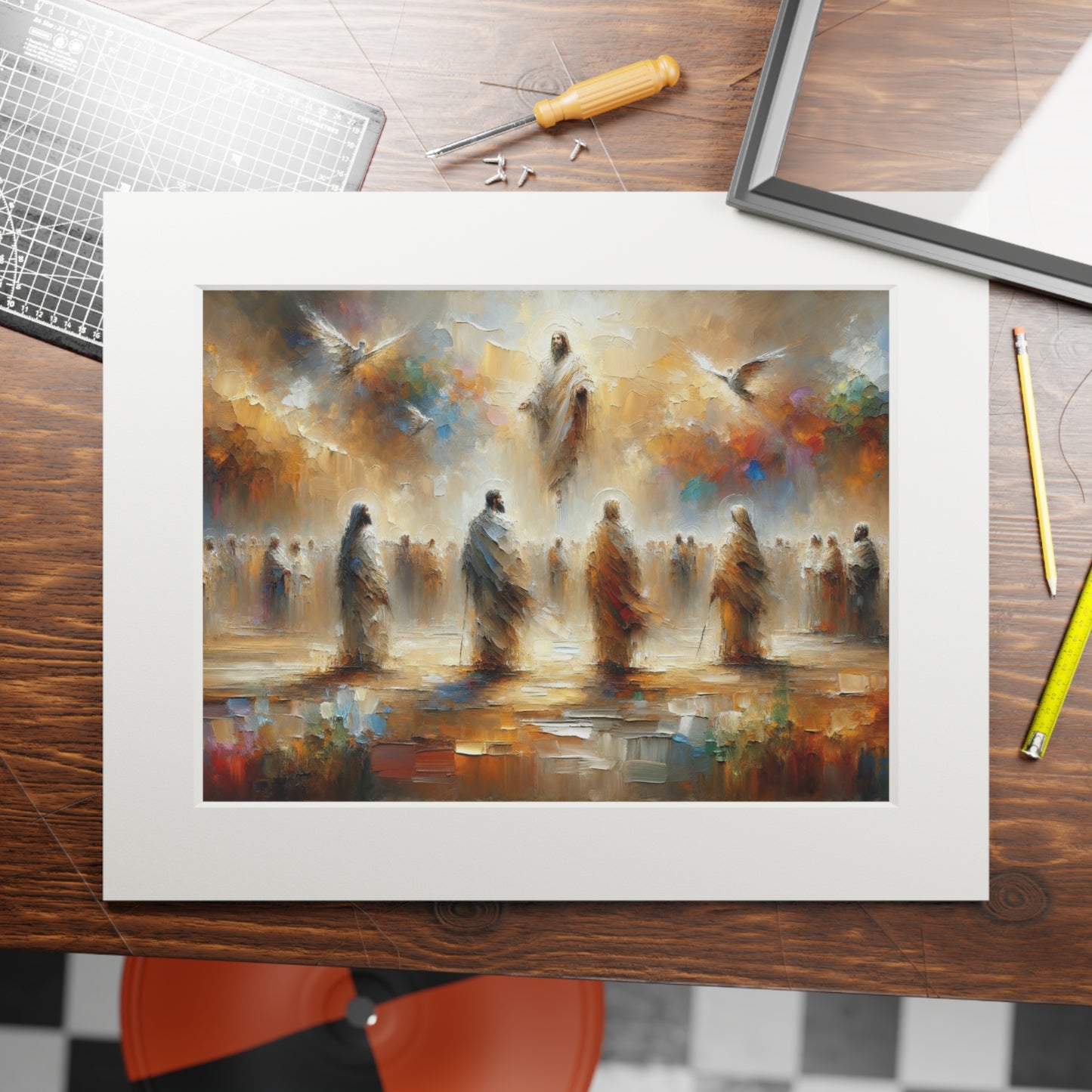 “In His Image” – Biblical Art Print | Inspired by Genesis 1:27