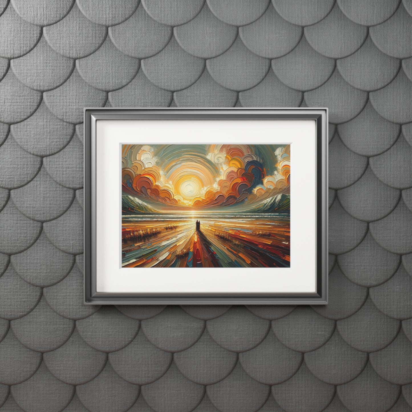 “The Peace That Guards” – Biblical Art Print | Inspired by Philippians 4:6–7